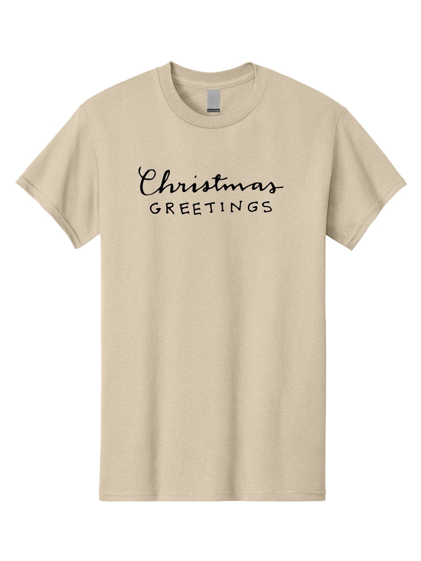 Christmas-Greetings-1 Men'S Graphic Tee, 100% Cotton, Comfortable Casual Summer Wear, Machine Washable, Christmas Greetings, Holiday Wishes, Festive Season, Christmas Card, Seasonal Message, Holiday Cheer, Winter Holidays -  Aaa805 4
