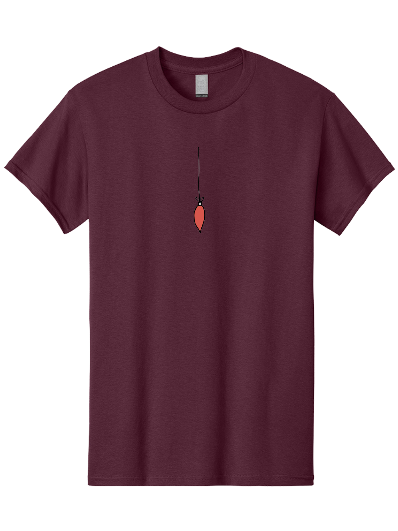 Christmas-Ornament-3 Men'S Graphic Tee, 100% Cotton, Comfortable Casual Summer Wear, Machine Washable, Red Christmas Ornament, Festive Decoration, Holiday Decor, Bauble Hanging, Christmas Tree Ornament, Seasonal Symbol -  Aaa811 23