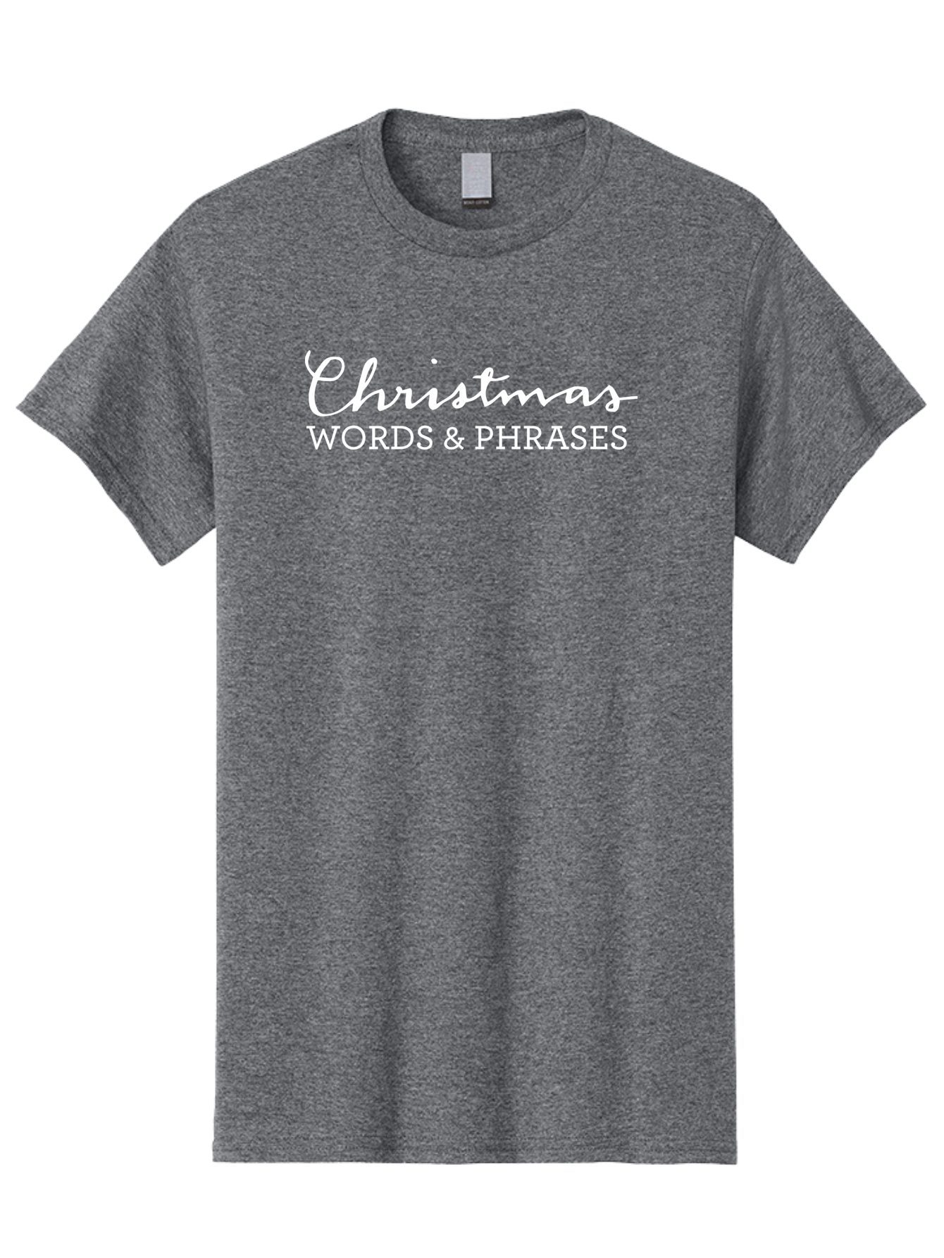 Christmas-Words-Phrases Men'S Graphic Tee, 100% Cotton, Comfortable Casual Summer Wear, Machine Washable, Christmas Words, Holiday Phrases, Festive Language, Christmas Vocabulary, Winter Phrases, Seasonal Expressions, Christmas Terminology -  Aaa830 15