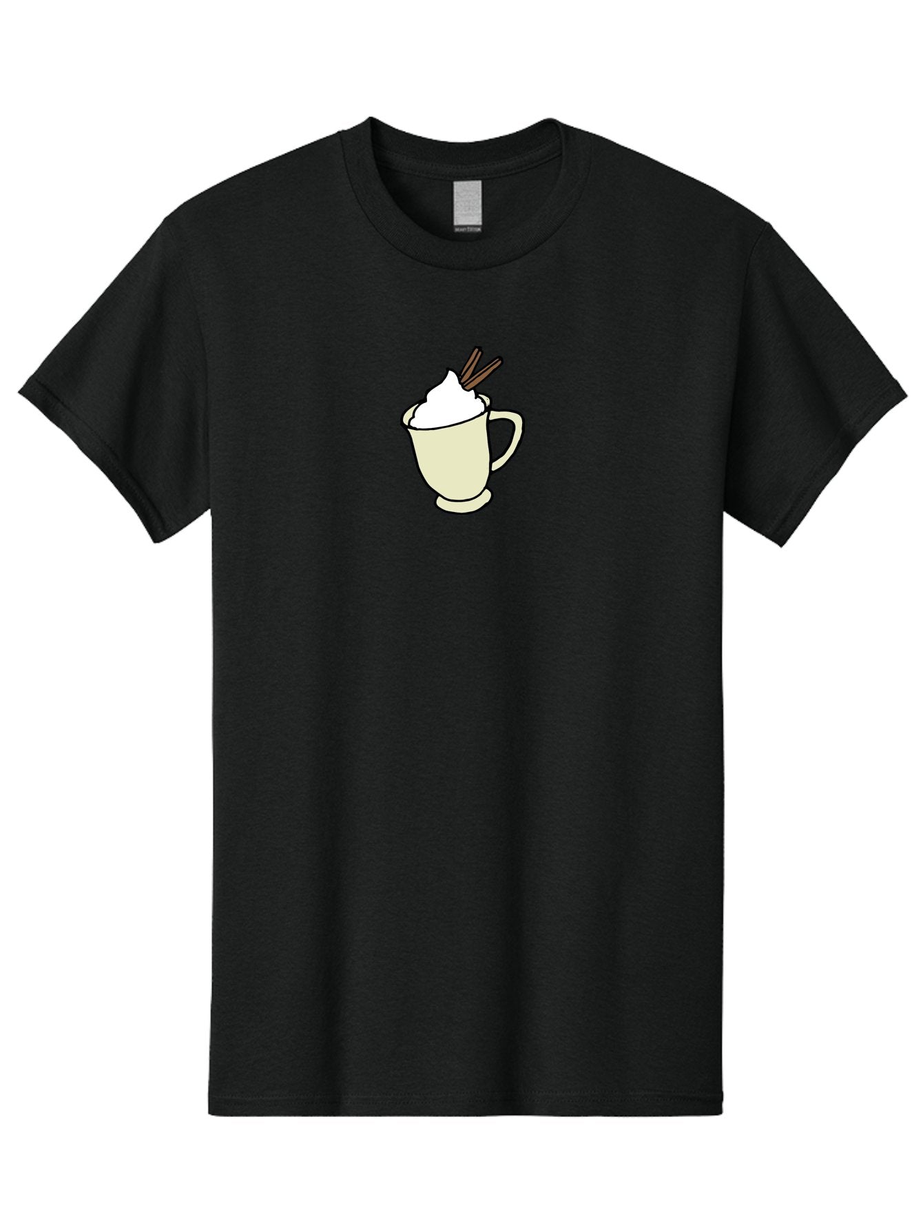 Cinnamon-Cappuccino Men'S Graphic Tee, 100% Cotton, Comfortable Casual Summer Wear, Machine Washable, Hot Chocolate, Whipped Cream, Cinnamon Sticks, Warm Beverage, Coffee Drink, Sweet Treat, Comforting Drink, Creamy Texture -  Aaa833 12