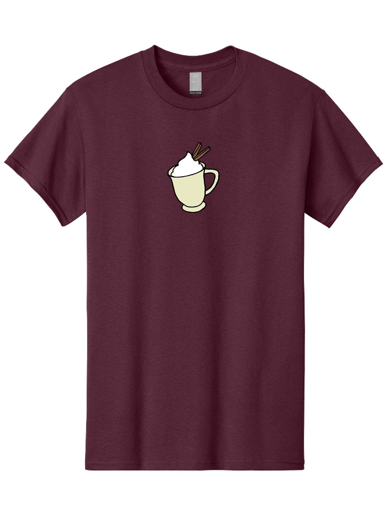 Cinnamon-Cappuccino Men'S Graphic Tee, 100% Cotton, Comfortable Casual Summer Wear, Machine Washable, Hot Chocolate, Whipped Cream, Cinnamon Sticks, Warm Beverage, Coffee Drink, Sweet Treat, Comforting Drink, Creamy Texture -  Aaa833 14