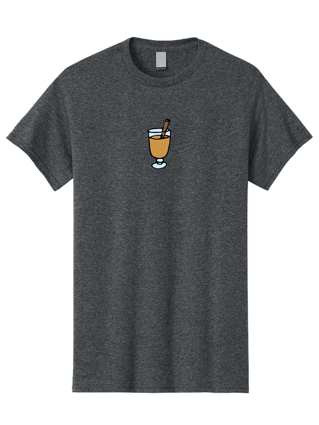 Cinnamon-Cocktail Men'S Graphic Tee, 100% Cotton, Comfortable Casual Summer Wear, Machine Washable, Glass Of Warm Drink, Cinnamon Stick, Autumn Beverage, Cozy Atmosphere, Comforting Drink, Spicy Flavor, Festive Treat, Hot Cider, -  Aaa834 7