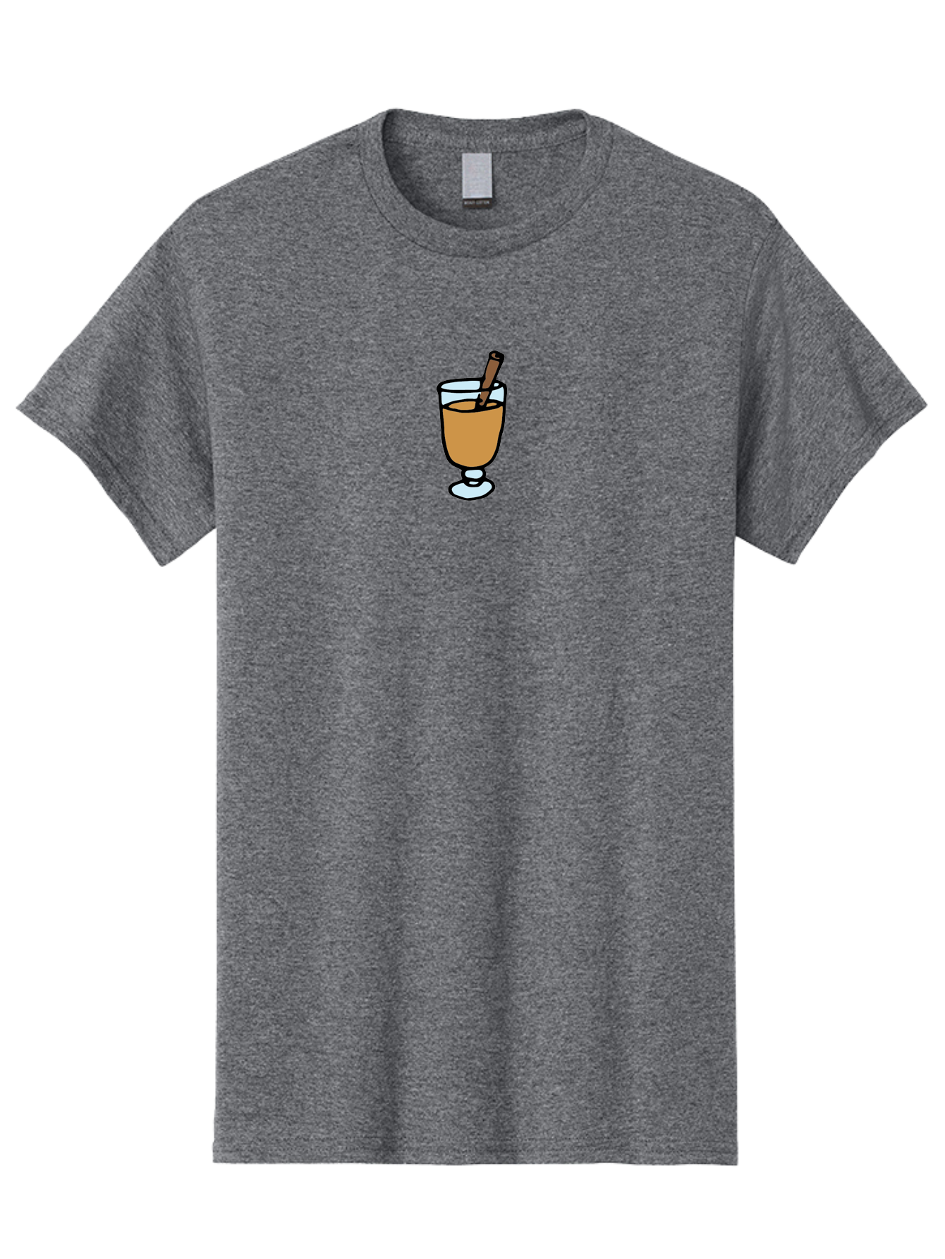 Cinnamon-Cocktail Men'S Graphic Tee, 100% Cotton, Comfortable Casual Summer Wear, Machine Washable, Glass Of Warm Drink, Cinnamon Stick, Autumn Beverage, Cozy Atmosphere, Comforting Drink, Spicy Flavor, Festive Treat, Hot Cider, -  Aaa834 9