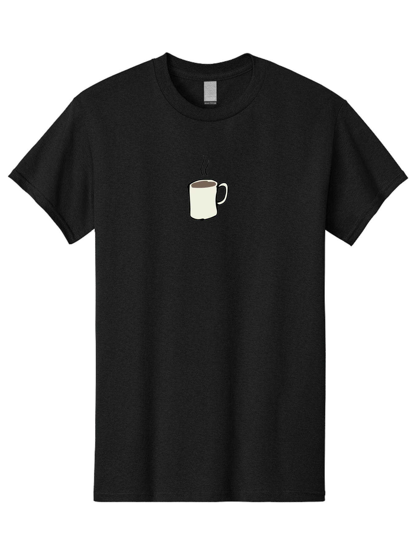 Coffee-Mug Men'S Graphic Tee, 100% Cotton, Comfortable Casual Summer Wear, Machine Washable, Coffee Mug, Steaming Hot Coffee, Morning Pick-Me-Up, Caffeinated Beverage, Coffee Break, Hot Drink, Morning Routine -  Aaa837