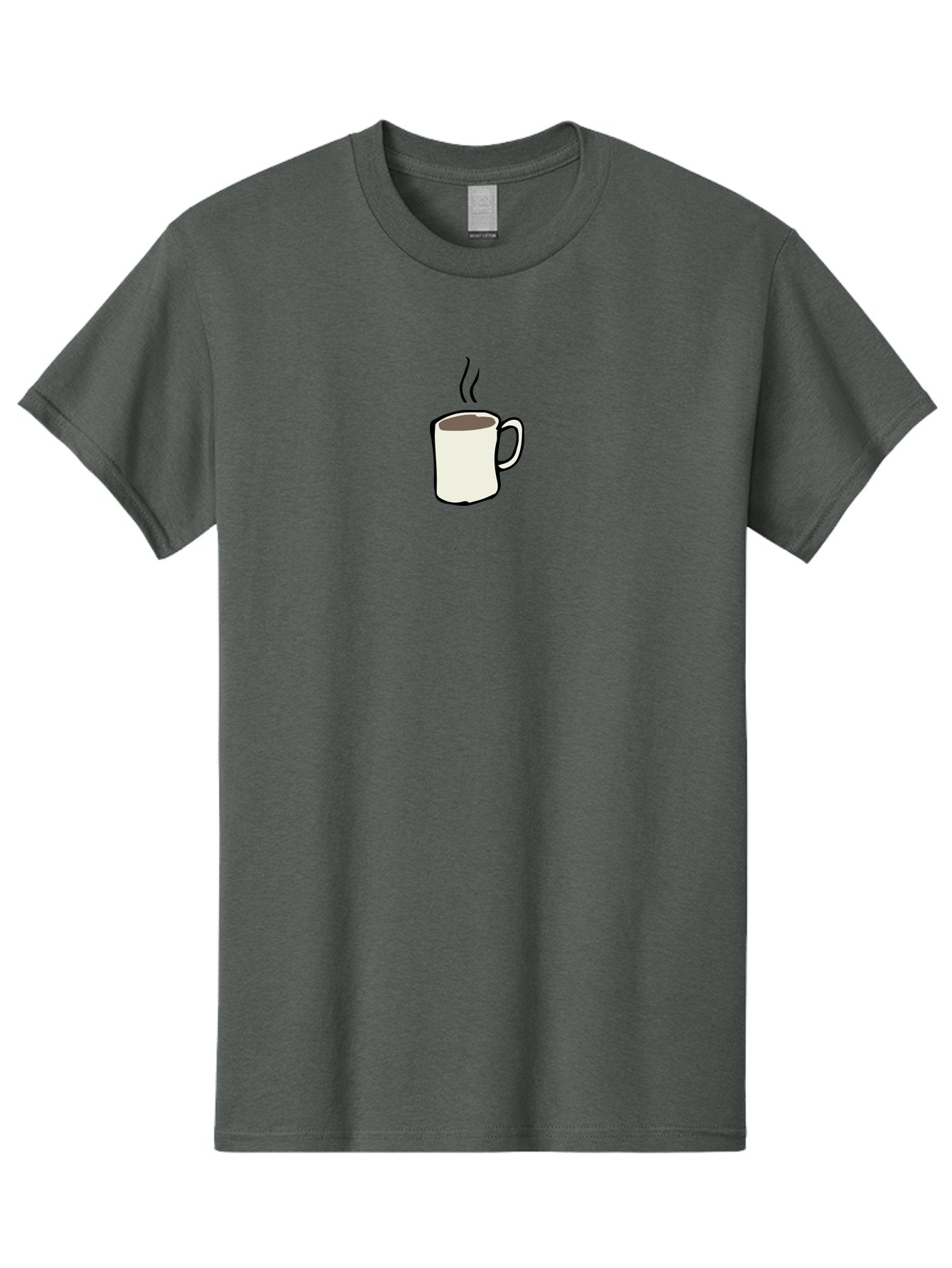 Coffee-Mug Men'S Graphic Tee, 100% Cotton, Comfortable Casual Summer Wear, Machine Washable, Coffee Mug, Steaming Hot Coffee, Morning Pick-Me-Up, Caffeinated Beverage, Coffee Break, Hot Drink, Morning Routine -  Aaa837 10
