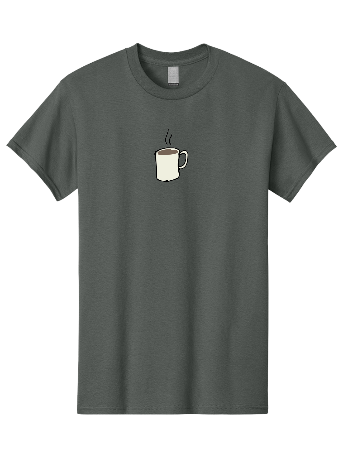 Coffee-Mug Men'S Graphic Tee, 100% Cotton, Comfortable Casual Summer Wear, Machine Washable, Coffee Mug, Steaming Hot Coffee, Morning Pick-Me-Up, Caffeinated Beverage, Coffee Break, Hot Drink, Morning Routine -  Aaa837 3