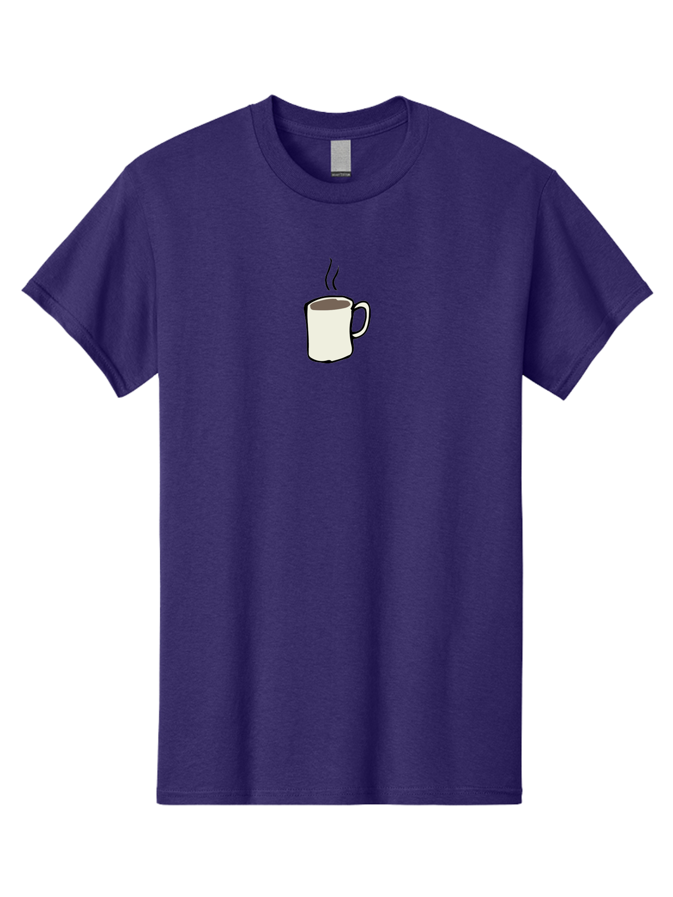 Coffee-Mug Men'S Graphic Tee, 100% Cotton, Comfortable Casual Summer Wear, Machine Washable, Coffee Mug, Steaming Hot Coffee, Morning Pick-Me-Up, Caffeinated Beverage, Coffee Break, Hot Drink, Morning Routine -  Aaa837 21