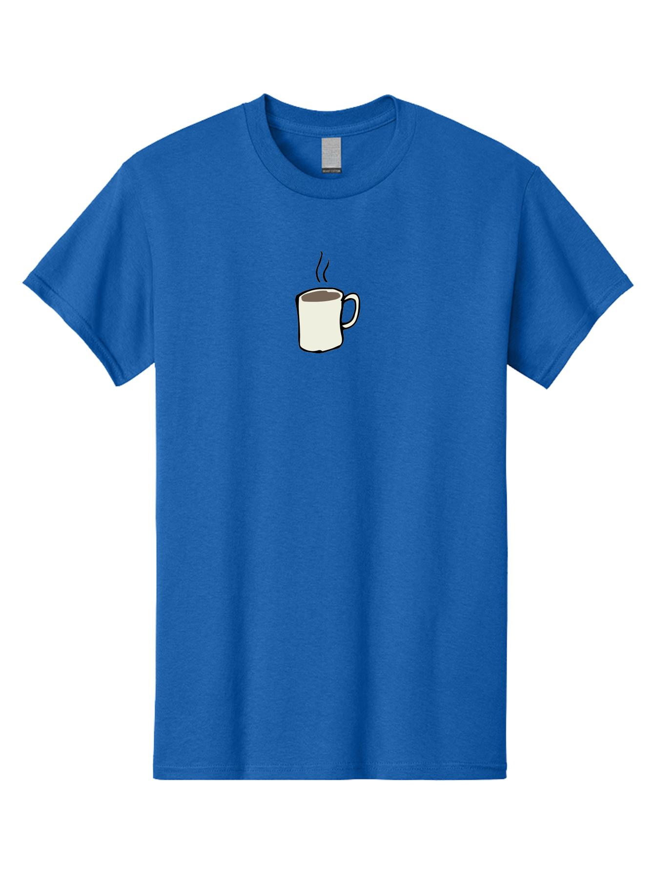 Coffee-Mug Men'S Graphic Tee, 100% Cotton, Comfortable Casual Summer Wear, Machine Washable, Coffee Mug, Steaming Hot Coffee, Morning Pick-Me-Up, Caffeinated Beverage, Coffee Break, Hot Drink, Morning Routine -  Aaa837 25