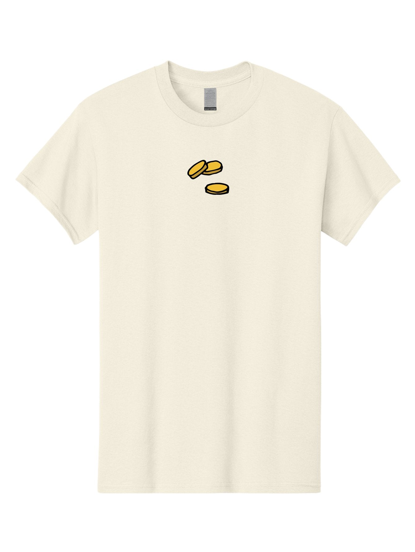 Coins Men'S Graphic Tee, 100% Cotton, Comfortable Casual Summer Wear, Machine Washable, Gold Coins, Cartoon Coins, Digital Currency, Online Payment, Cryptocurrency, Bitcoin, Money, Finance -  Aaa839