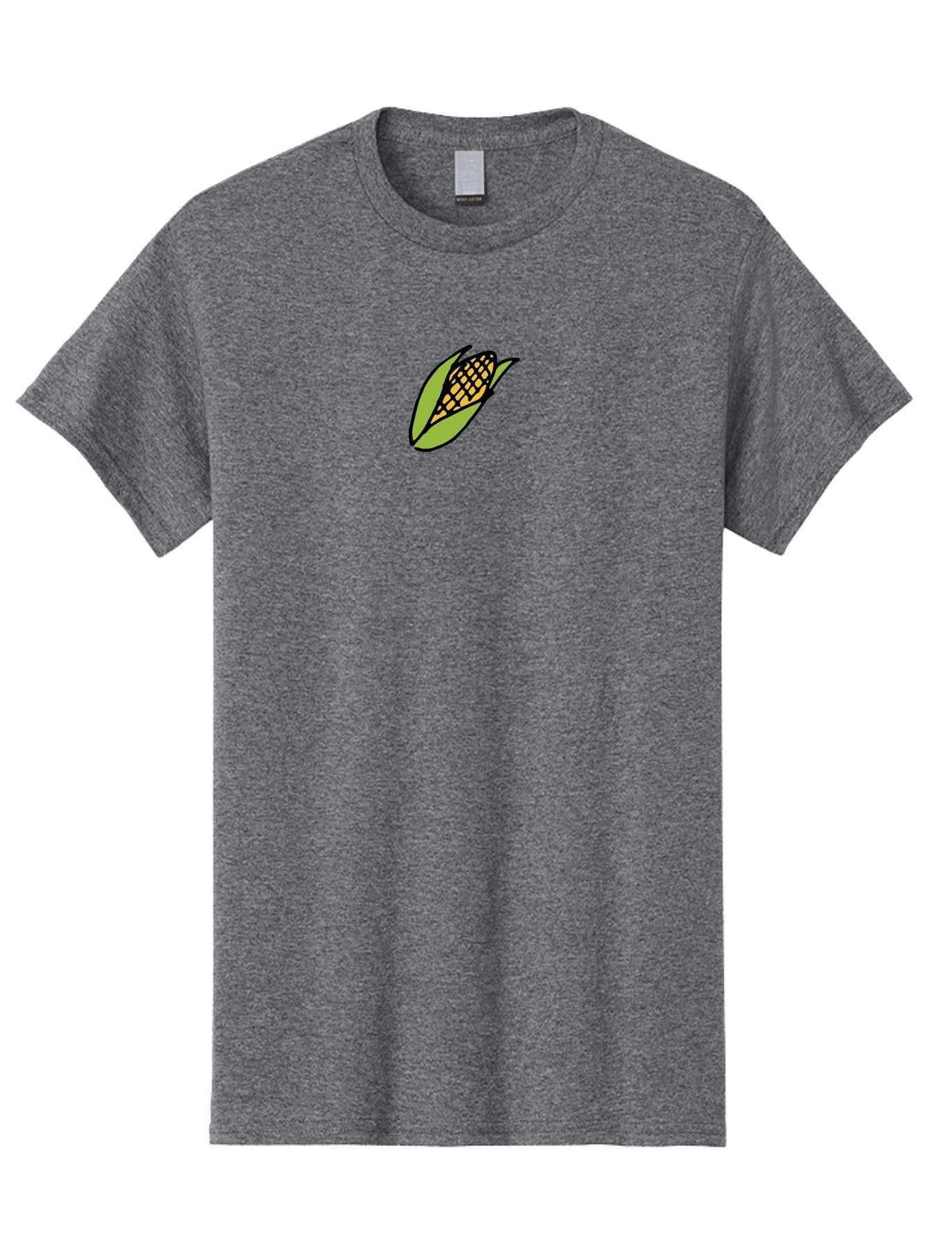 Corn-On-Cob Men'S Graphic Tee, 100% Cotton, Comfortable Casual Summer Wear, Machine Washable, Ear Of Corn, Yellow Kernels, Green Husk, Black Outline, Cartoon Style, Illustration, Vegetable, Food, Agriculture, Harvest -  Aaa841 15
