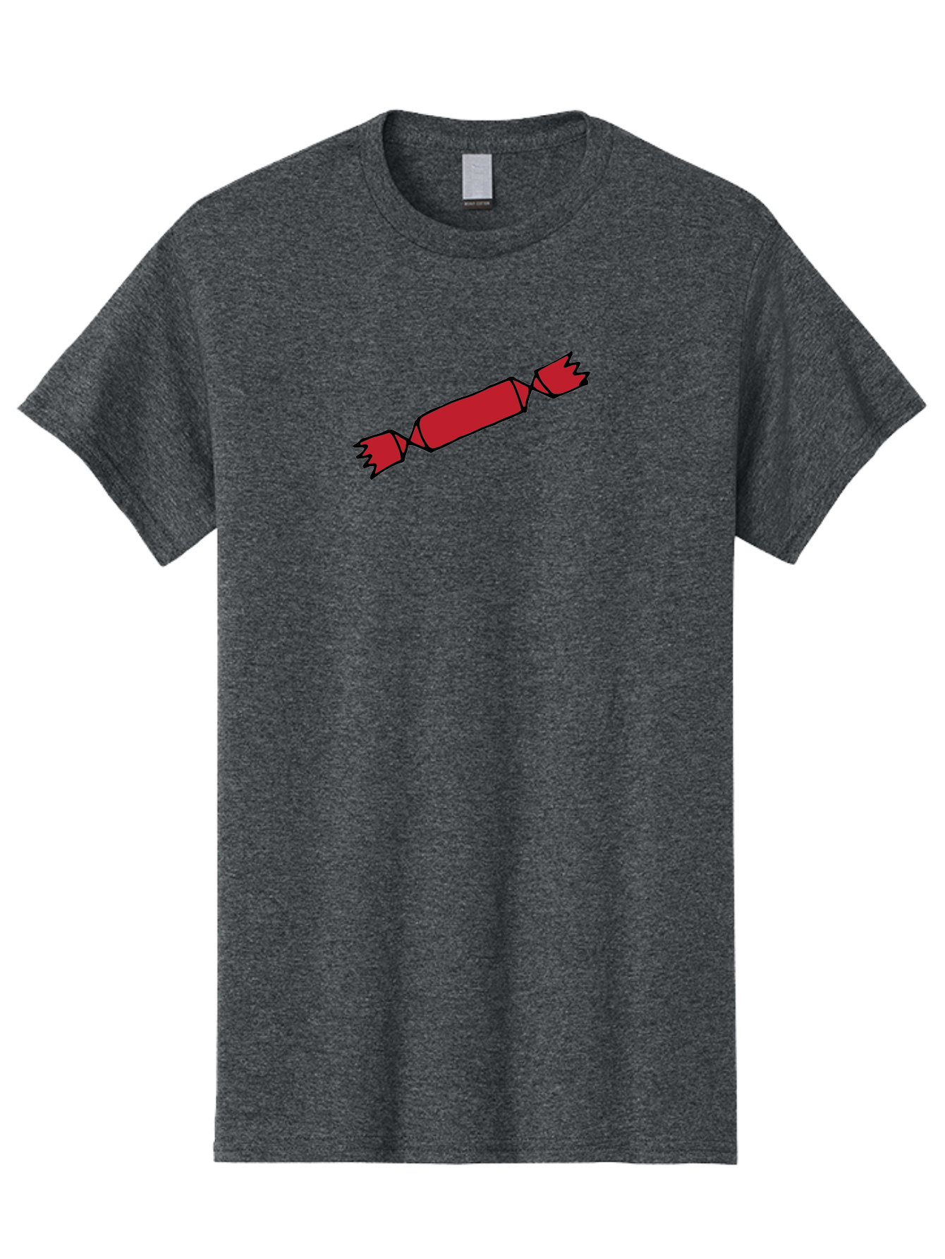 Cracker Men'S Graphic Tee, 100% Cotton, Comfortable Casual Summer Wear, Machine Washable, Cartoon Cracker, Red Firecracker, Celebration, Party Popper, Festive, Holiday, Red Color, Cartoon Style -  Aaa842 7