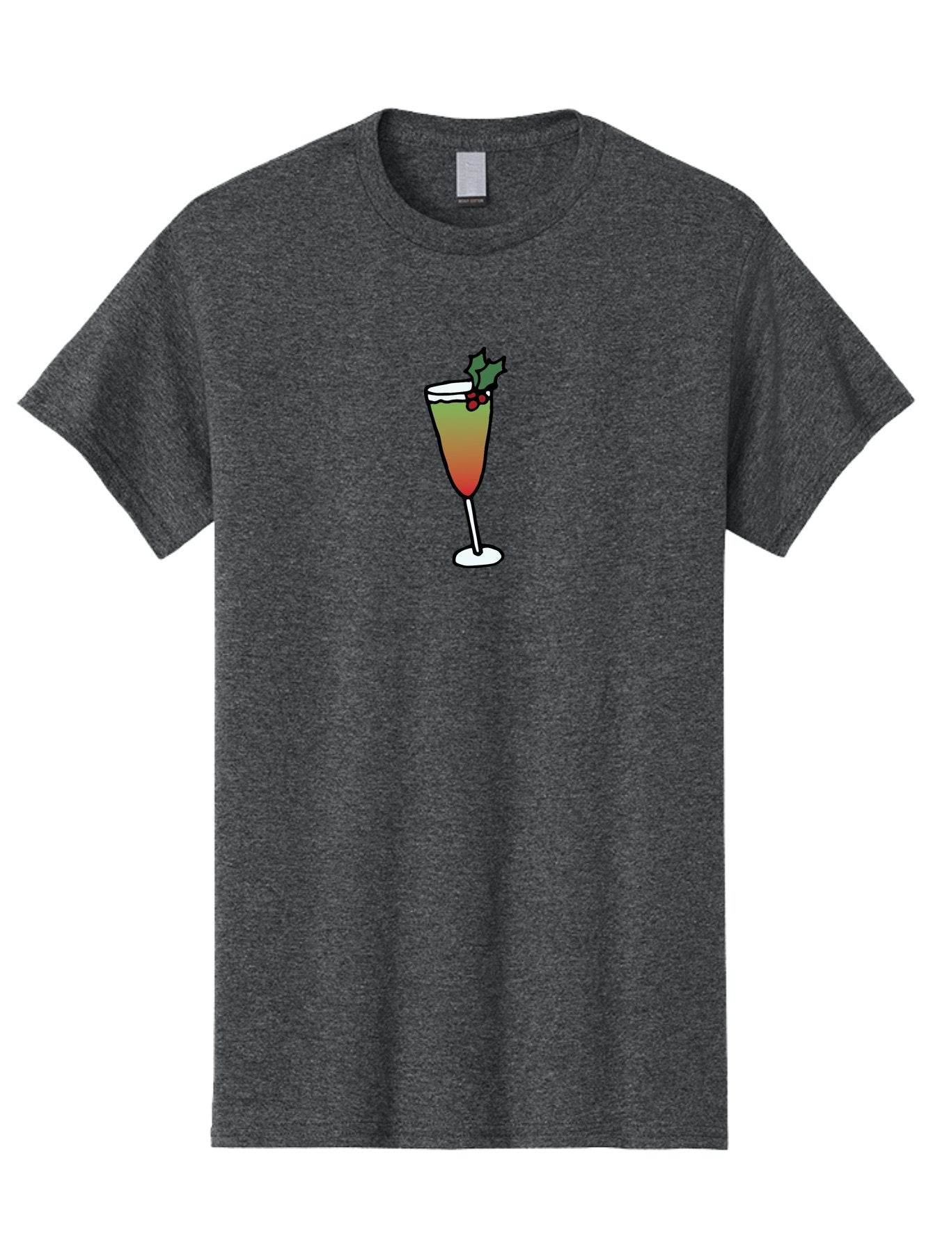 Cranberry-Christmas-Cocktail Men'S Graphic Tee, 100% Cotton, Comfortable Casual Summer Wear, Machine Washable, Holiday Cocktail, Festive Drink, Cranberry Martini, Champagne Flute, Holly Garnish, Red Berries, Christmas Drink, Party Beverage, -  Aaa843 7