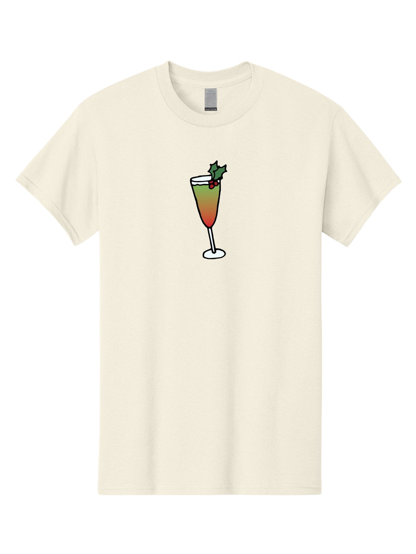 Cranberry-Christmas-Cocktail Men'S Graphic Tee, 100% Cotton, Comfortable Casual Summer Wear, Machine Washable, Holiday Cocktail, Festive Drink, Cranberry Martini, Champagne Flute, Holly Garnish, Red Berries, Christmas Drink, Party Beverage, -  Aaa843 13