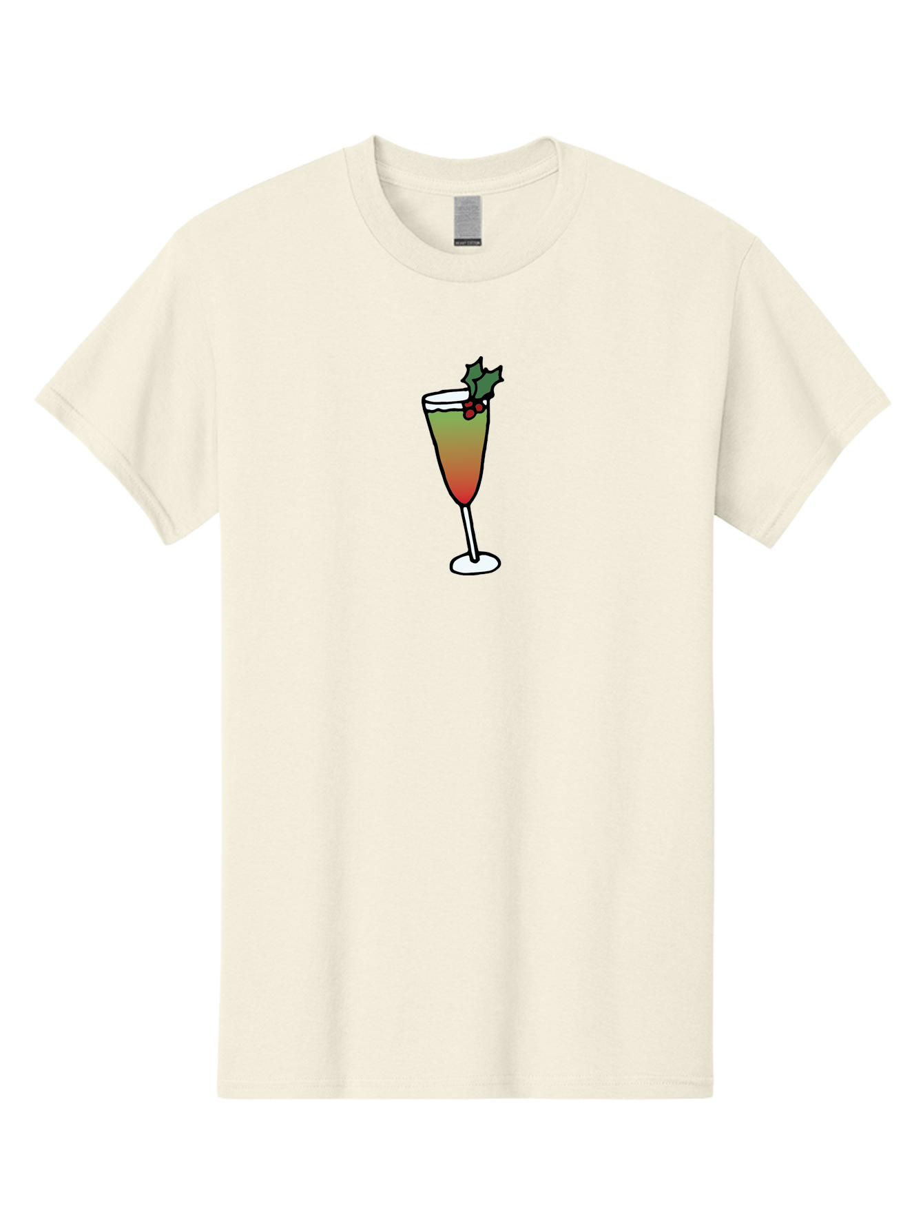 Cranberry-Christmas-Cocktail Men'S Graphic Tee, 100% Cotton, Comfortable Casual Summer Wear, Machine Washable, Holiday Cocktail, Festive Drink, Cranberry Martini, Champagne Flute, Holly Garnish, Red Berries, Christmas Drink, Party Beverage, -  Aaa843 25