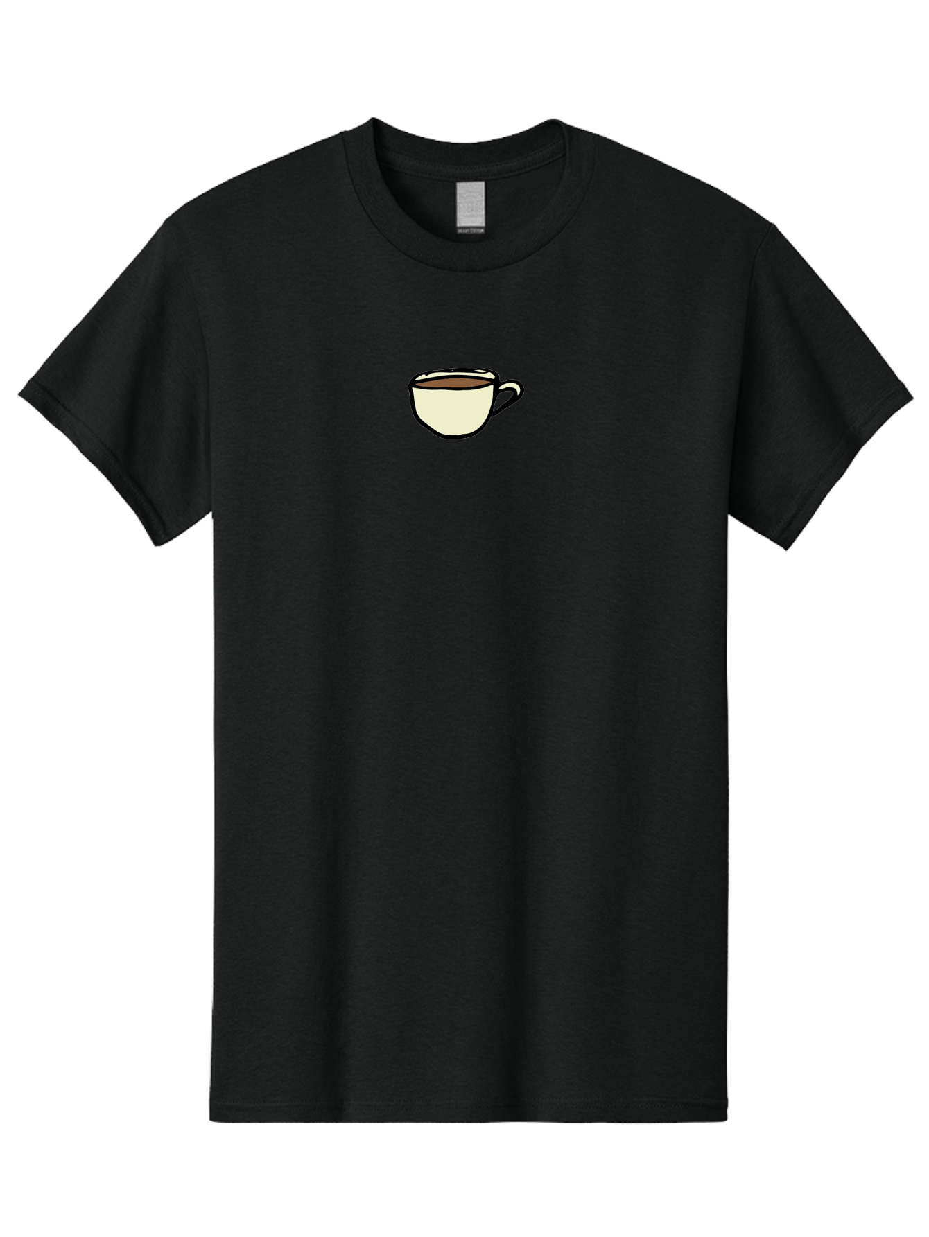 Cup-Of-Coffee Men'S Graphic Tee, 100% Cotton, Comfortable Casual Summer Wear, Machine Washable, Coffee Cup, Hot Beverage, Morning Pick-Me-Up, Caffeine Boost, Coffee Break, Tea Cup -  Aaa845