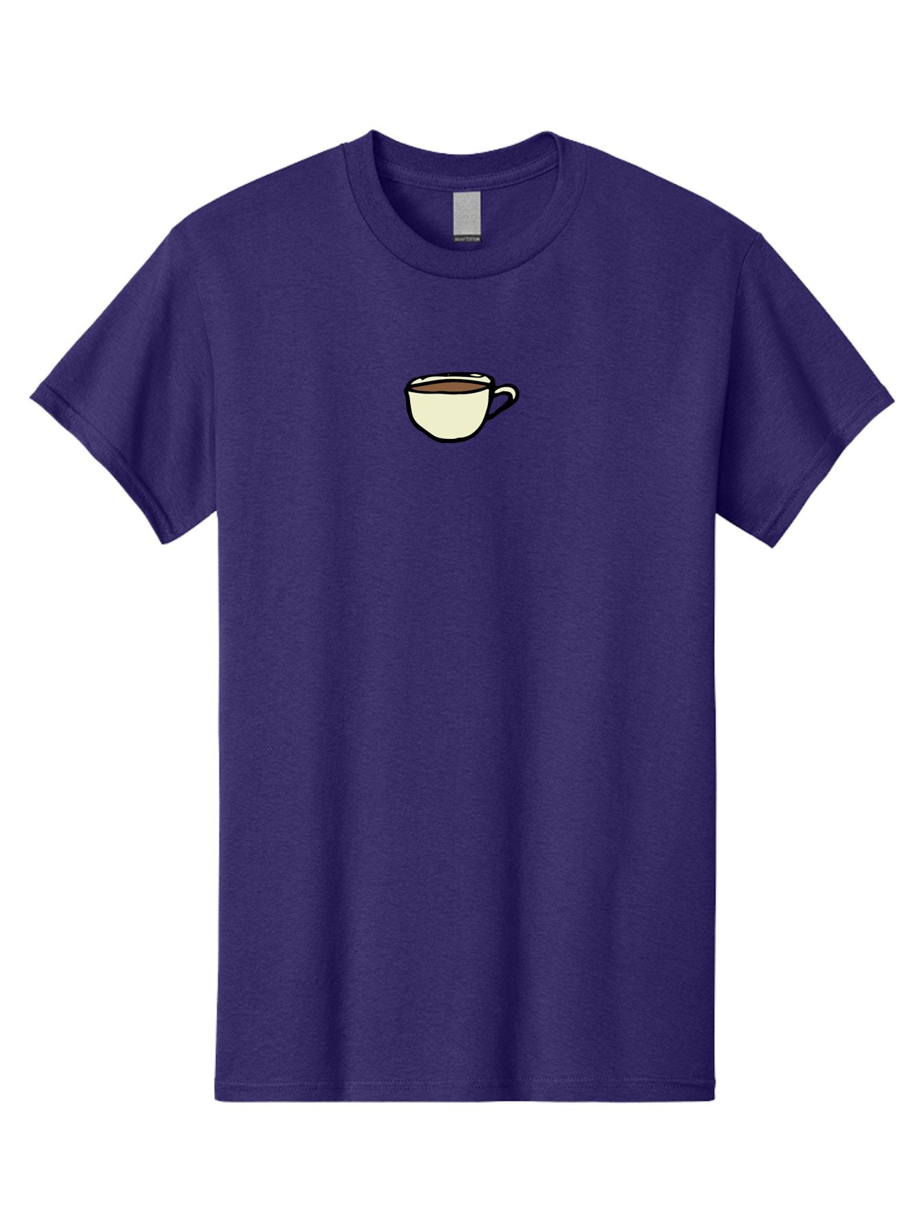 Cup-Of-Coffee Men'S Graphic Tee, 100% Cotton, Comfortable Casual Summer Wear, Machine Washable, Coffee Cup, Hot Beverage, Morning Pick-Me-Up, Caffeine Boost, Coffee Break, Tea Cup -  Aaa845