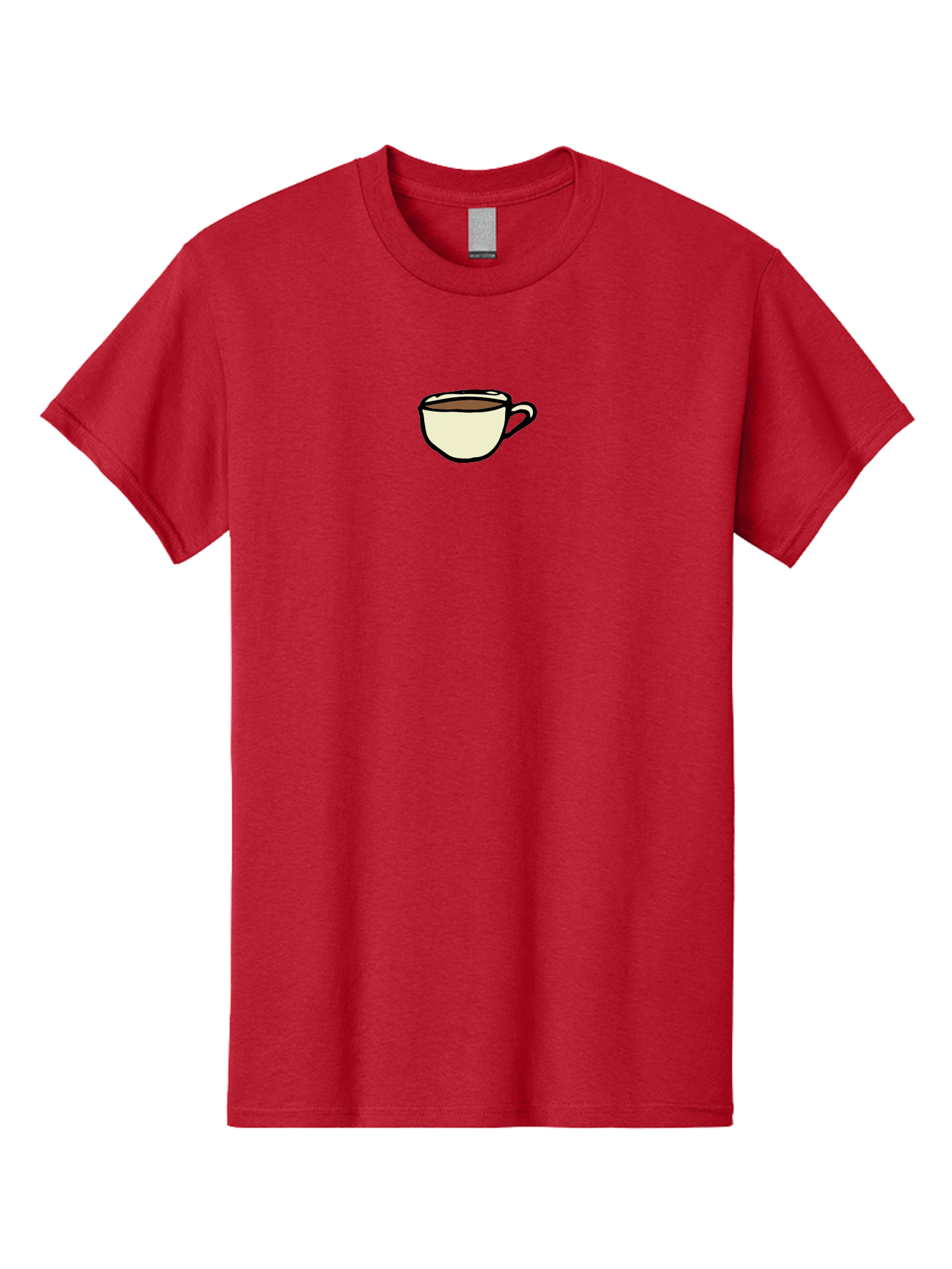 Cup-Of-Coffee Men'S Graphic Tee, 100% Cotton, Comfortable Casual Summer Wear, Machine Washable, Coffee Cup, Hot Beverage, Morning Pick-Me-Up, Caffeine Boost, Coffee Break, Tea Cup -  Aaa845 23