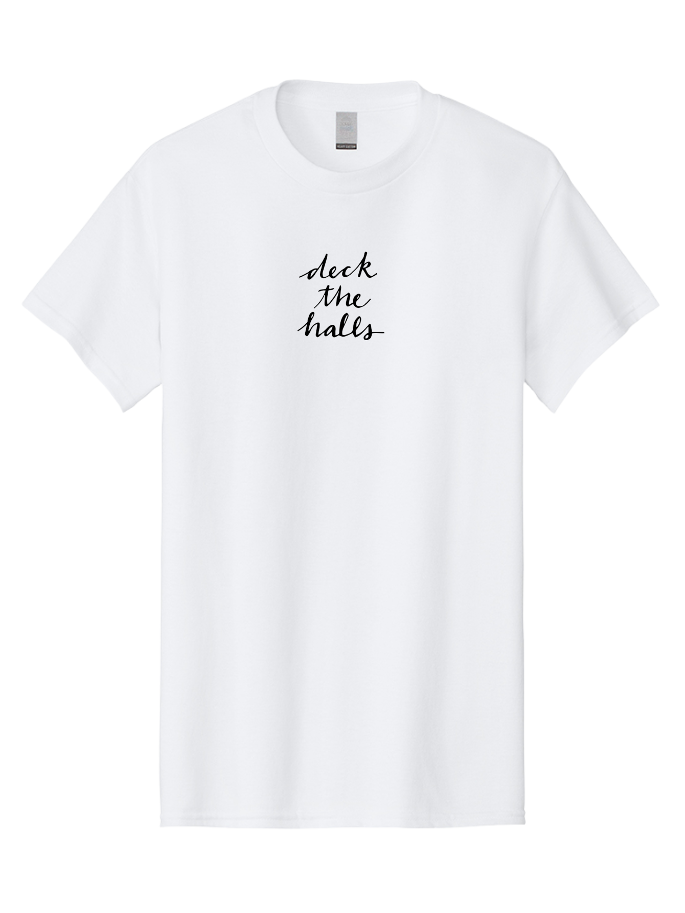 Deck-The-Halls-1 Men'S Graphic Tee, 100% Cotton, Comfortable Casual Summer Wear, Machine Washable, Deck The Halls, Holiday Phrase, Festive Saying, Christmas Greeting, Holiday Cheer, Seasonal Decor, Winter Wonderland, Christmas Magic, -  Aaa849 19