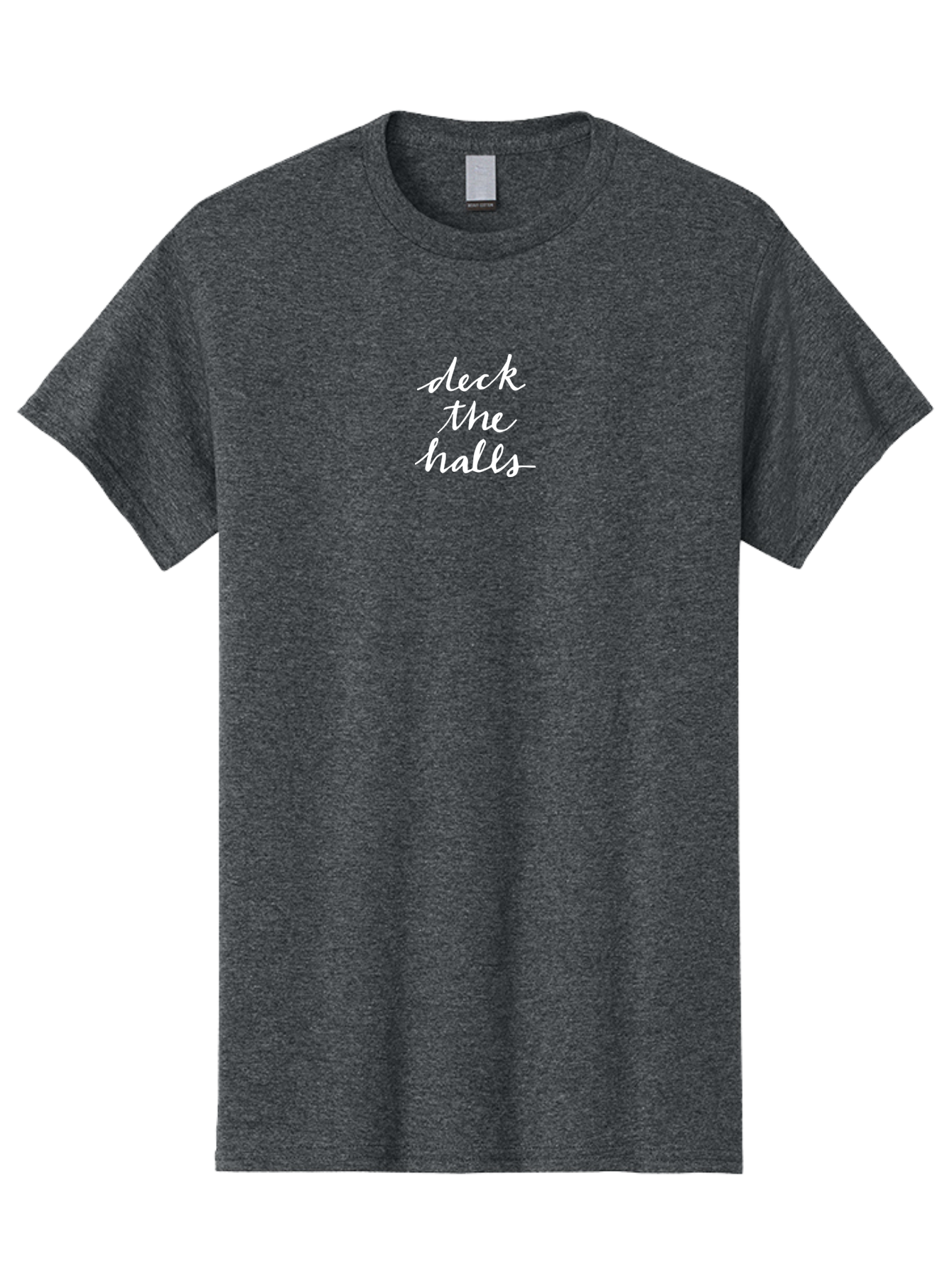 Deck-The-Halls Men'S Graphic Tee, 100% Cotton, Comfortable Casual Summer Wear, Machine Washable, Deck The Halls, Holiday Phrase, Festive Greeting, Christmas Message, Winter Decoration, Seasonal Phrase -  Aaa850 13