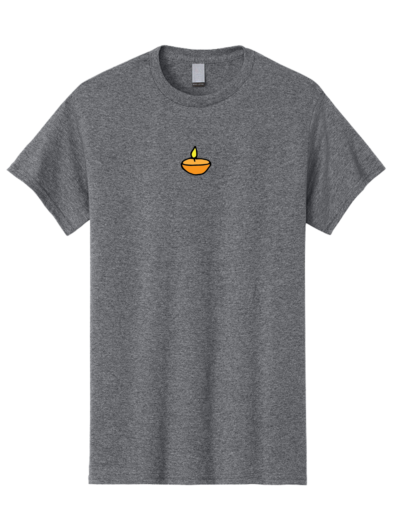 Diya-Lamp-1 Men'S Graphic Tee, 100% Cotton, Comfortable Casual Summer Wear, Machine Washable, Diya Lamp, Traditional Indian Lamp, Clay Lamp, Lit Diya, Warm Glow, Simple Design, Cultural Symbol, Festive Atmosphere, Spiritual Ambiance -  Aaa858 9