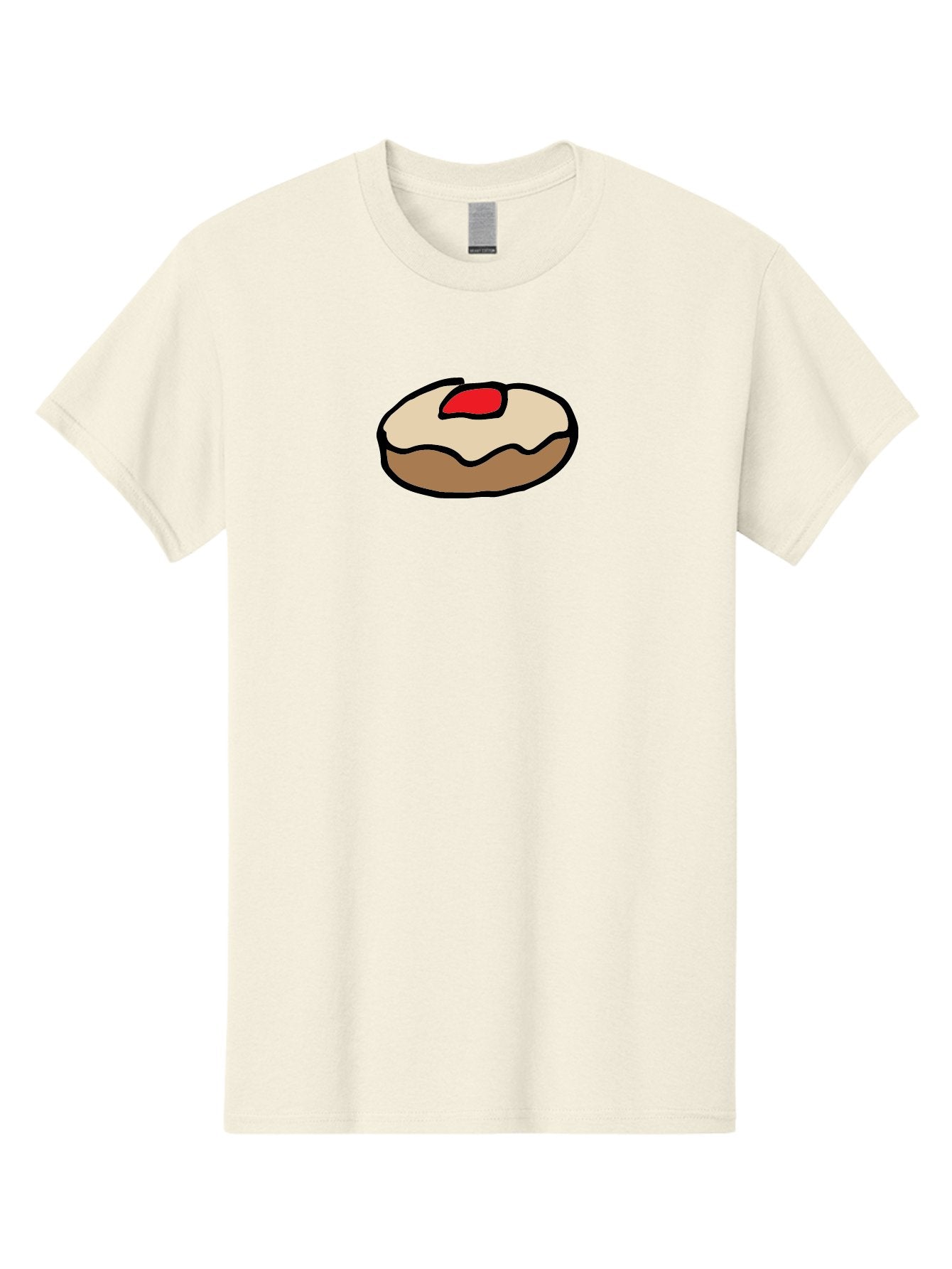 Donut-With-Cherry Men'S Graphic Tee, 100% Cotton, Comfortable Casual Summer Wear, Machine Washable, Donut With Cherry On Top, Sweet Treat, Dessert, Glazed Donut, Cherry Topping, Tasty Pastry, Baked Goods, Sweet Tooth, Donut Love, Foodie, -  Aaa860 7