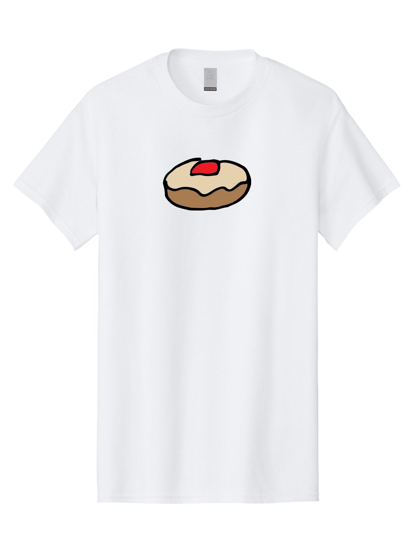 Donut-With-Cherry Men'S Graphic Tee, 100% Cotton, Comfortable Casual Summer Wear, Machine Washable, Donut With Cherry On Top, Sweet Treat, Dessert, Glazed Donut, Cherry Topping, Tasty Pastry, Baked Goods, Sweet Tooth, Donut Love, Foodie, -  Aaa860 9