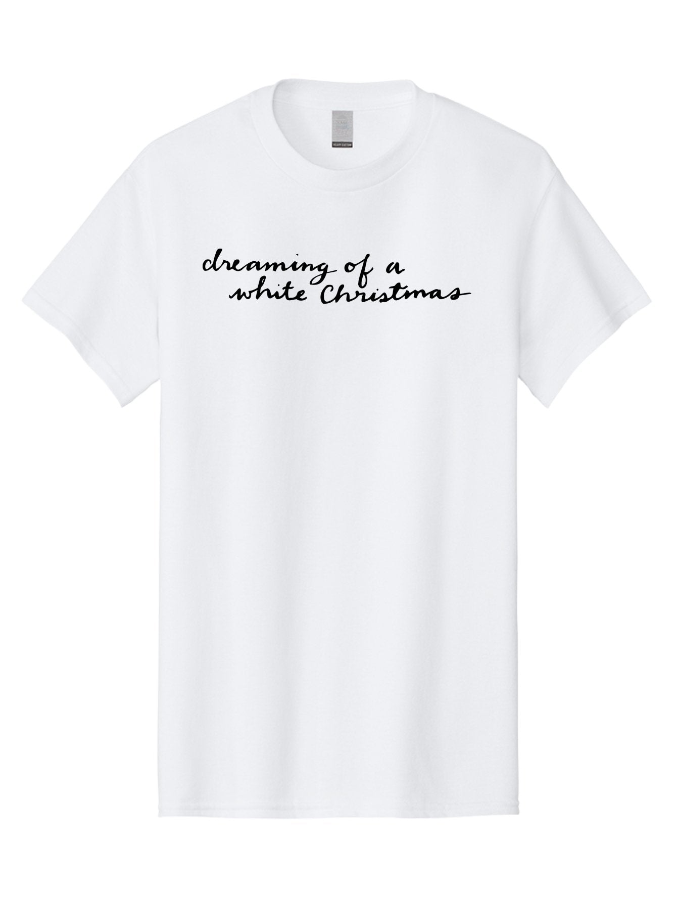 Dreaming-Of-White-Christmas-1 Men'S Graphic Tee, 100% Cotton, Comfortable Casual Summer Wear, Machine Washable, Dreaming Of White Christmas, Christmas Wishes, Festive Vibes, Holiday Cheer, Winter Wonderland, Christmas Magic, -  Aaa862 7