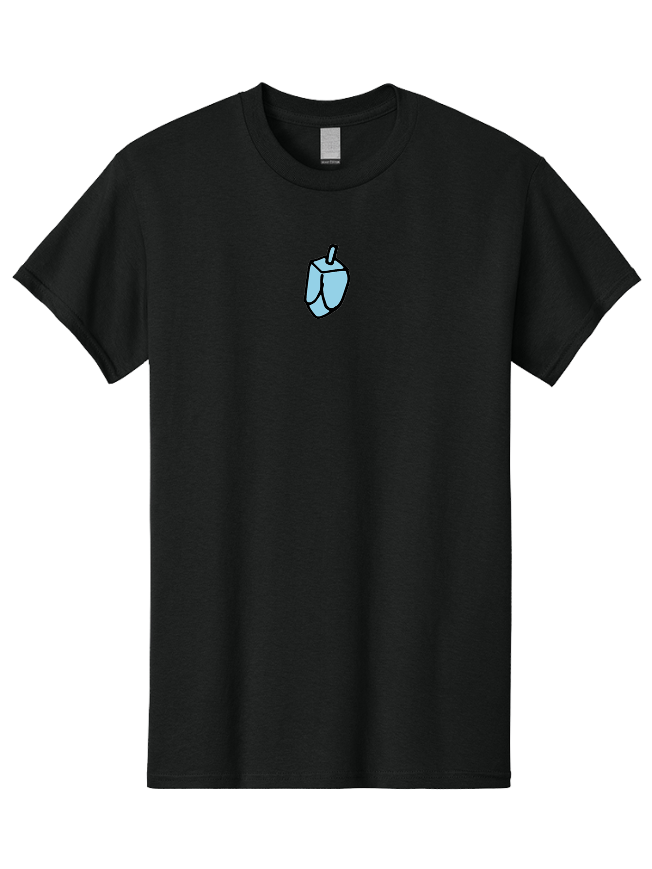 Dreidel Men'S Graphic Tee, 100% Cotton, Comfortable Casual Summer Wear, Machine Washable, Dreidel, Hanukkah, Jewish Tradition, Spinning Top, Jewish Holiday, Festive Symbol, Cultural Icon, Game Piece -  Aaa864
