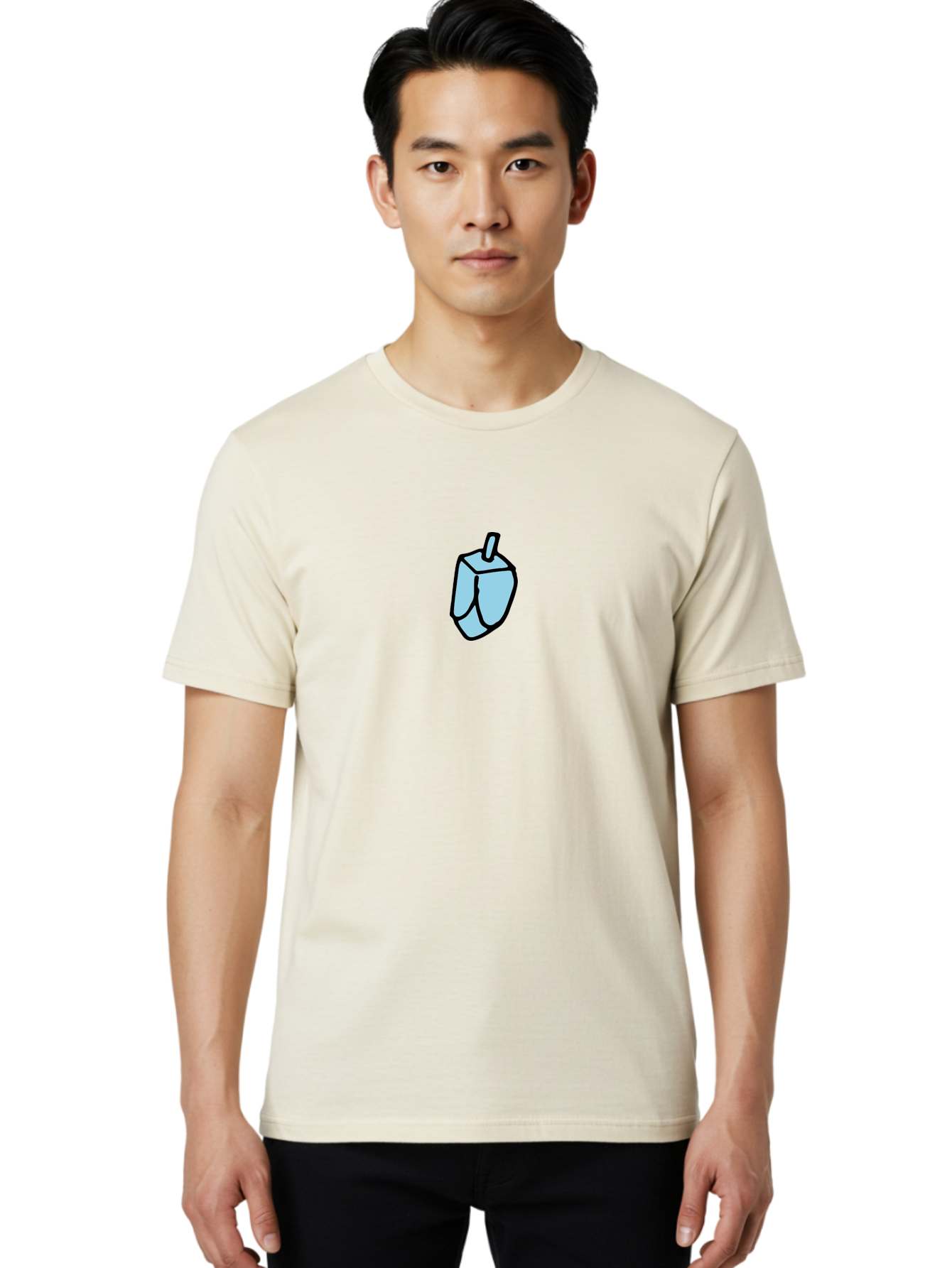 Dreidel Men'S Graphic Tee, 100% Cotton, Comfortable Casual Summer Wear, Machine Washable, Dreidel, Hanukkah, Jewish Tradition, Spinning Top, Jewish Holiday, Festive Symbol, Cultural Icon, Game Piece -  Aaa864 18
