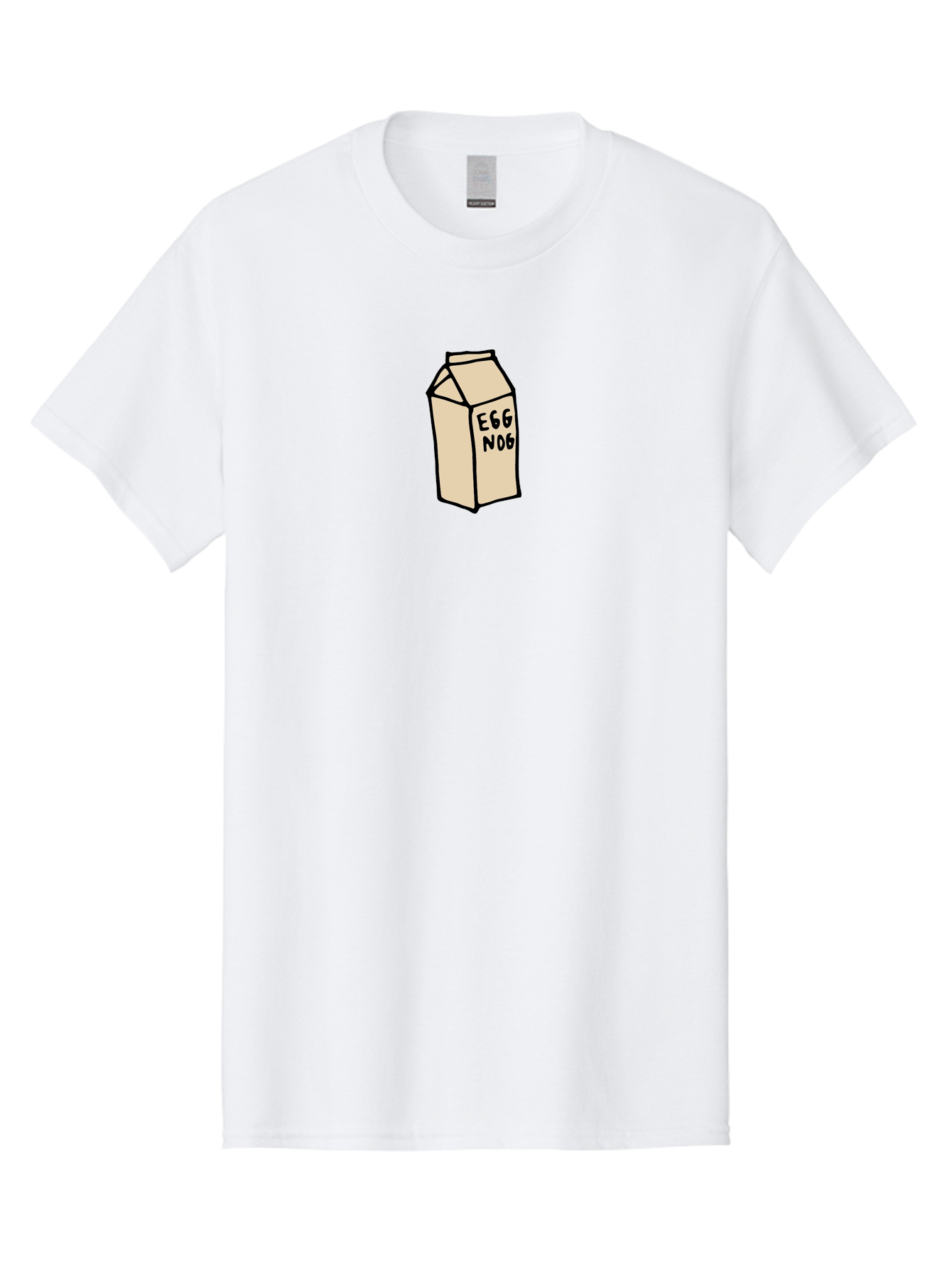 Egg-Nog Men'S Graphic Tee, 100% Cotton, Comfortable Casual Summer Wear, Machine Washable, Egg Nog Carton, Holiday Beverage, Festive Drink, Creamy Texture, Winter Season, Traditional Eggnog, Dairy Product -  Aaa866 29
