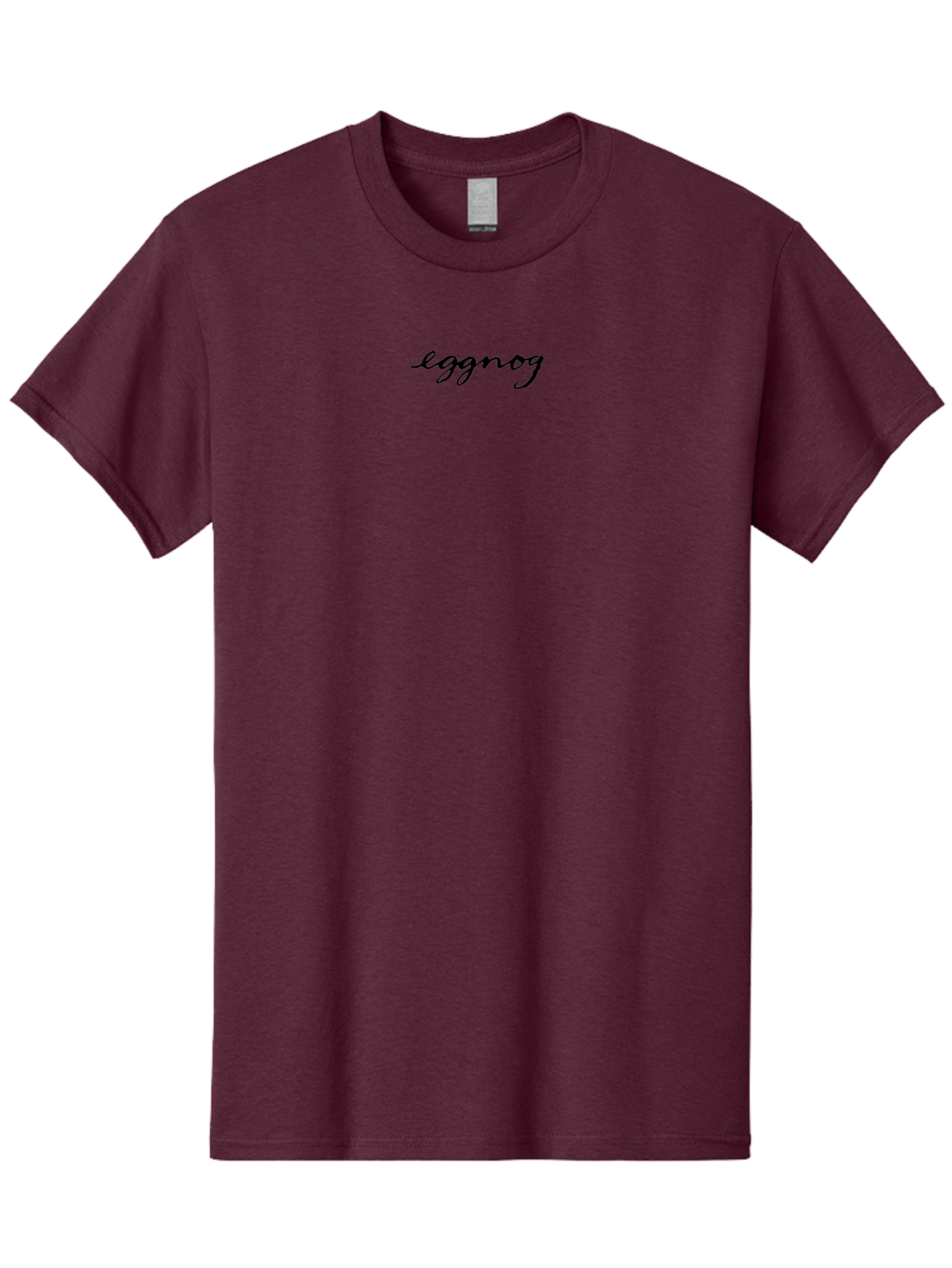 Eggnog-1 Men'S Graphic Tee, 100% Cotton, Comfortable Casual Summer Wear, Machine Washable, Eggnog, Festive Drink, Holiday Beverage, Creamy Texture, Black Script, Winter Treat, Seasonal Delight, Christmas Drink -  Aaa867 9
