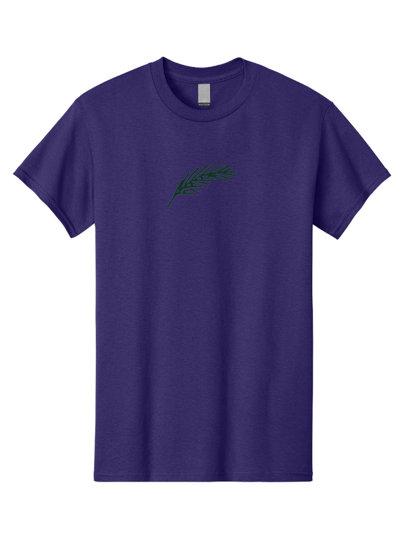 Feather Men'S Graphic Tee, 100% Cotton, Comfortable Casual Summer Wear, Machine Washable, Simple Pine Branch, Minimalist Design, Black Silhouette, Leafy Greens, Botanical Illustration, Natural Elements, Abstract Art, Modern Graphics -  Aaa873 21