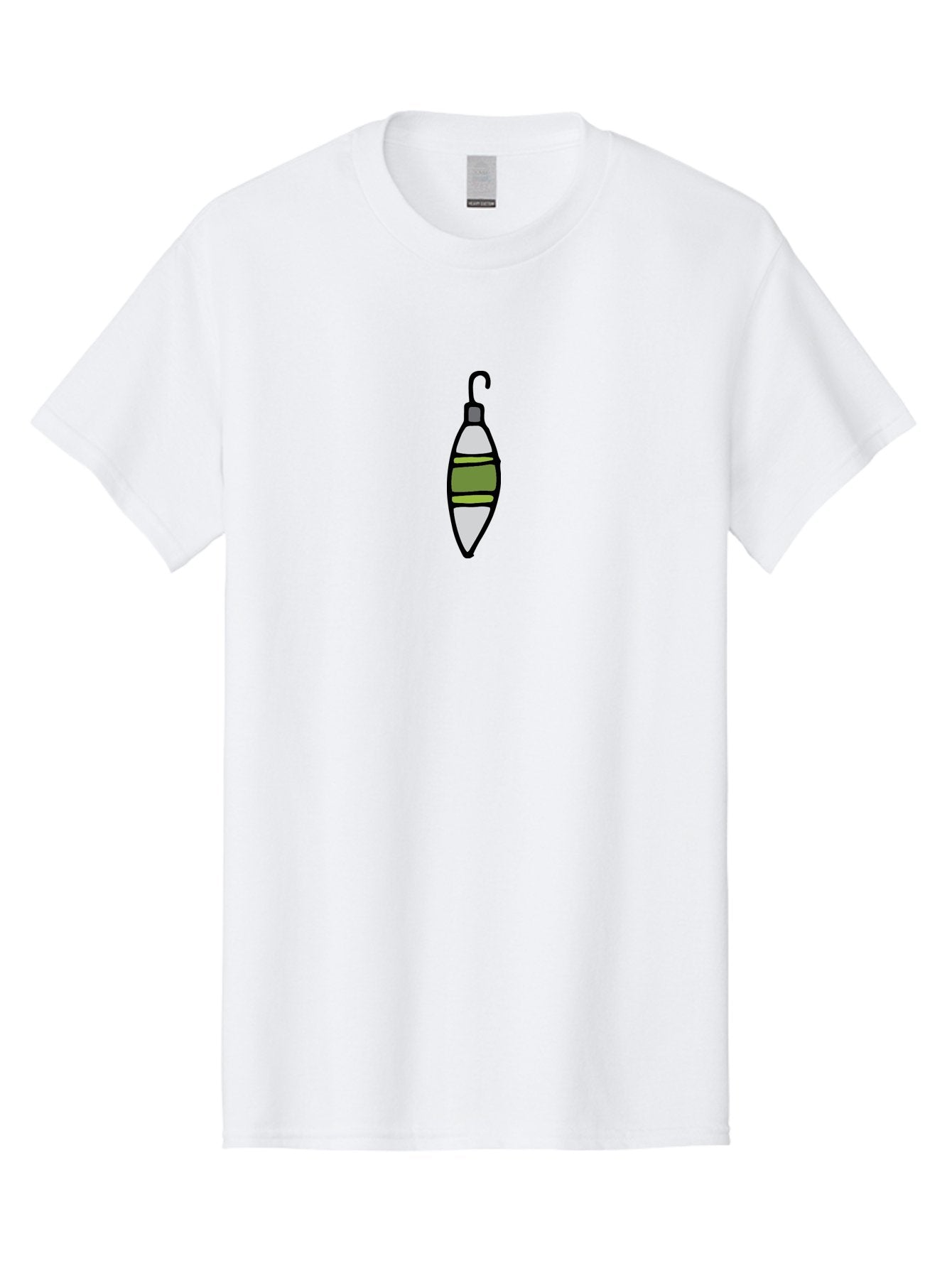 Fishing-Bobber-1 Men'S Graphic Tee, 100% Cotton, Comfortable Casual Summer Wear, Machine Washable, Fishing Bobber, Fishing Float, Fishing Gear, Outdoor Recreation, Water Sports, Fishing Tackle, Bobber Illustration -  Aaa882 10