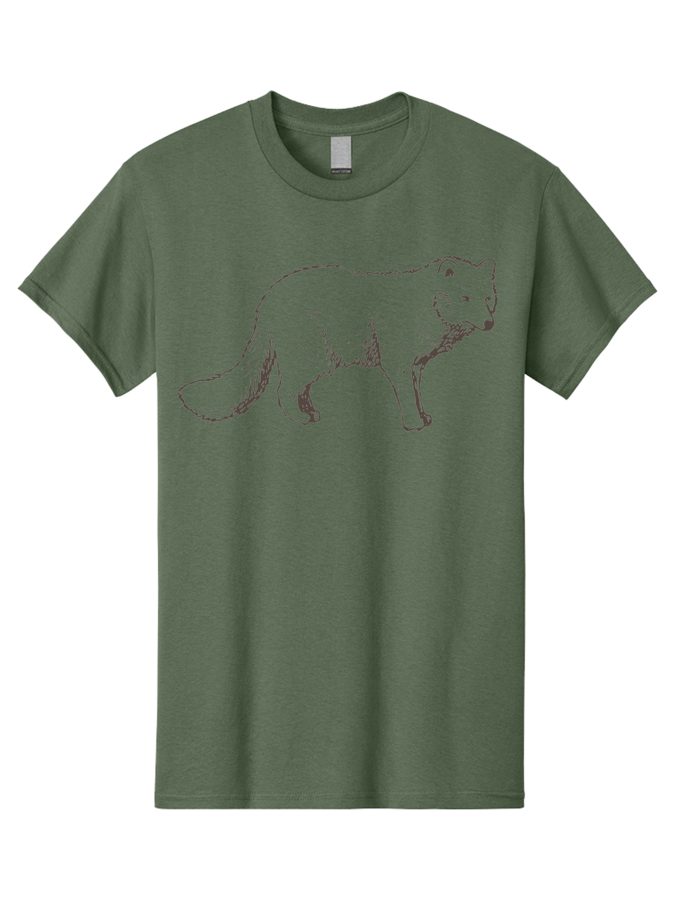 Fox Men'S Graphic Tee, 100% Cotton, Comfortable Casual Summer Wear, Machine Washable, Hand-Drawn Fox, Wildlife Illustration, Animal Art, Sketch Of A Fox, Furry Creature, Wild Animal, Cute Fox, Cartoon Style -  Aaa885 15