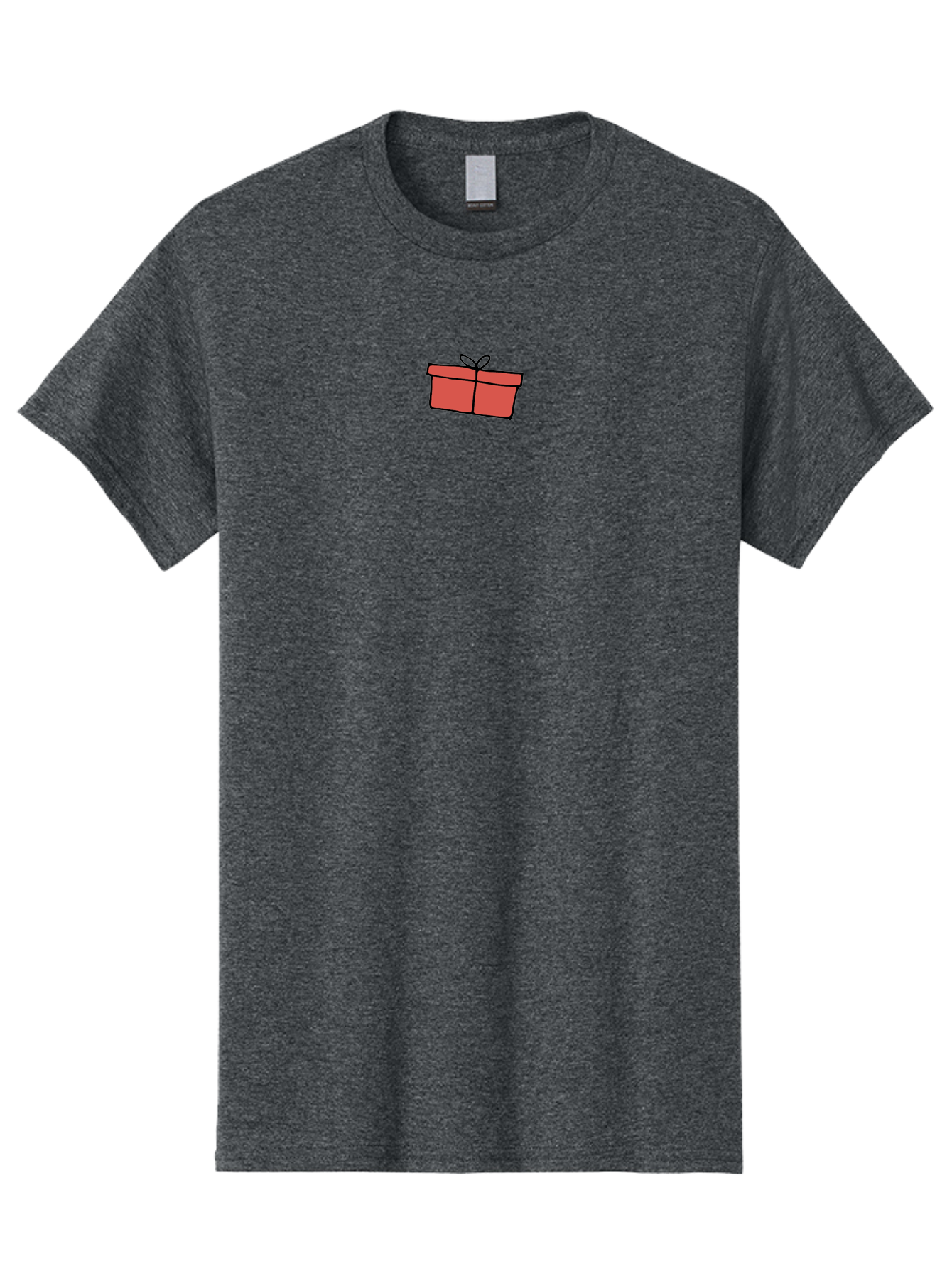 Gift-Box-1 Men'S Graphic Tee, 100% Cotton, Comfortable Casual Summer Wear, Machine Washable, Red Gift Box, Gift Wrapping, Present Box, Birthday Gift, Cartoon Style, Simple Design, Ribbon On Top, Gift Idea, Wrapped Gift -  Aaa890 7