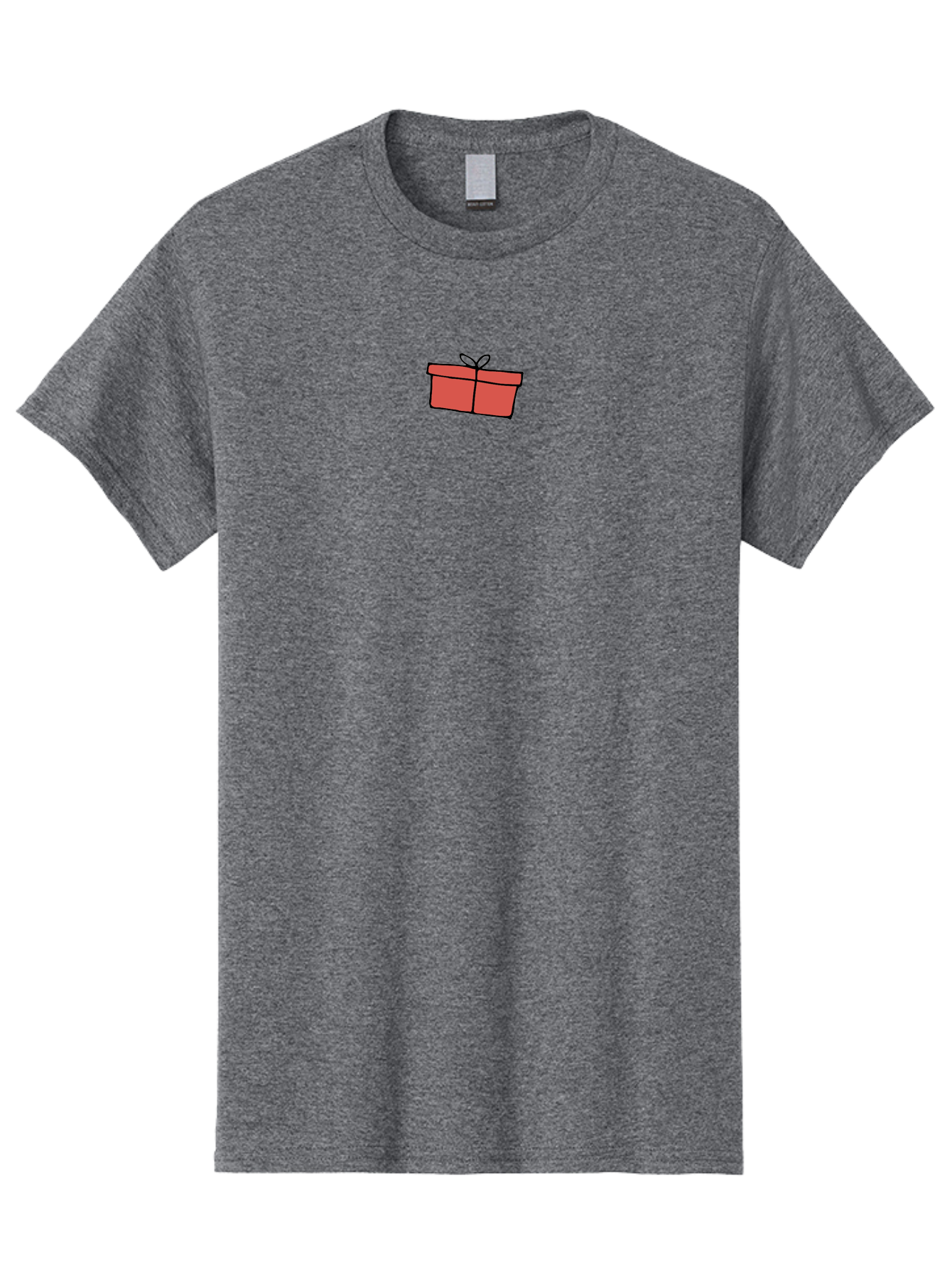 Gift-Box-1 Men'S Graphic Tee, 100% Cotton, Comfortable Casual Summer Wear, Machine Washable, Red Gift Box, Gift Wrapping, Present Box, Birthday Gift, Cartoon Style, Simple Design, Ribbon On Top, Gift Idea, Wrapped Gift -  Aaa890 9
