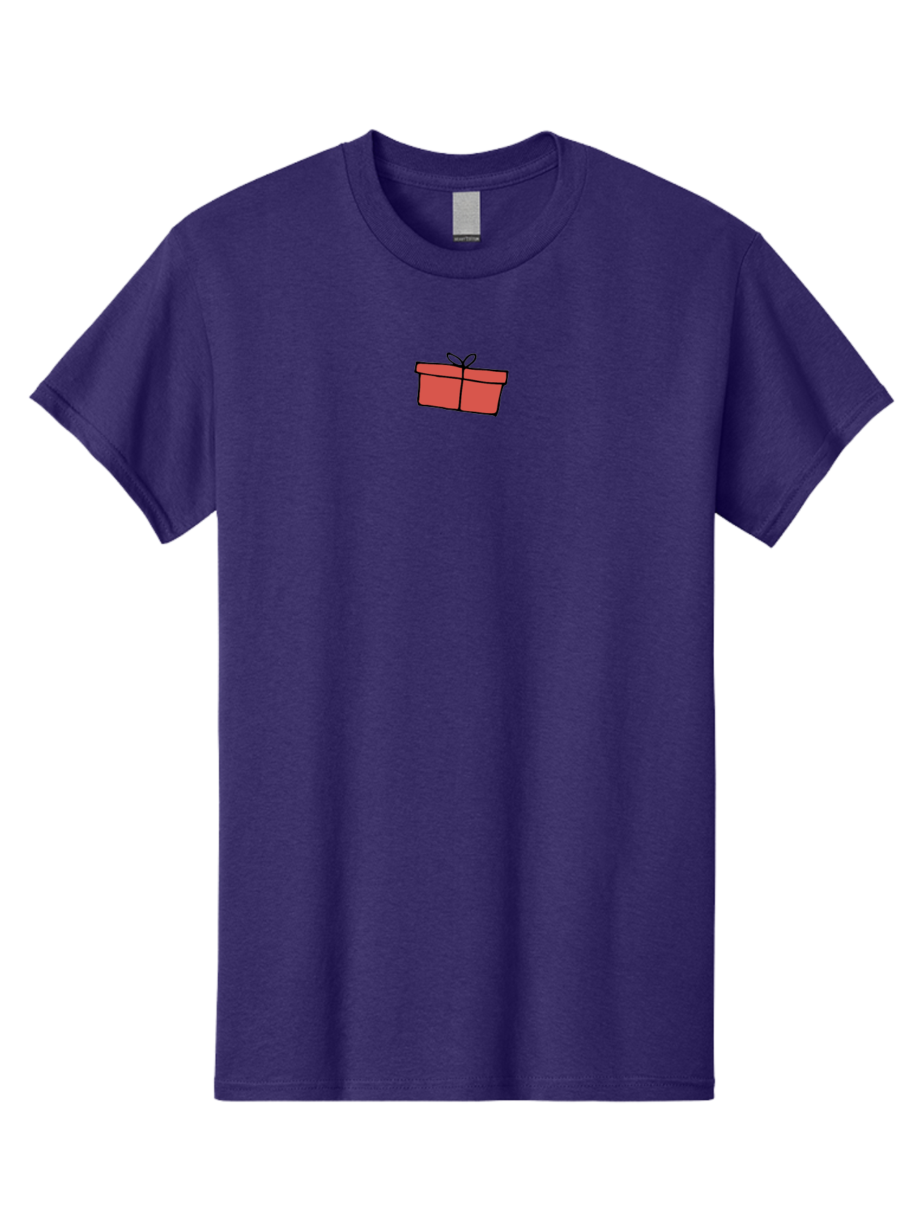 Gift-Box-1 Men'S Graphic Tee, 100% Cotton, Comfortable Casual Summer Wear, Machine Washable, Red Gift Box, Gift Wrapping, Present Box, Birthday Gift, Cartoon Style, Simple Design, Ribbon On Top, Gift Idea, Wrapped Gift -  Aaa890 21