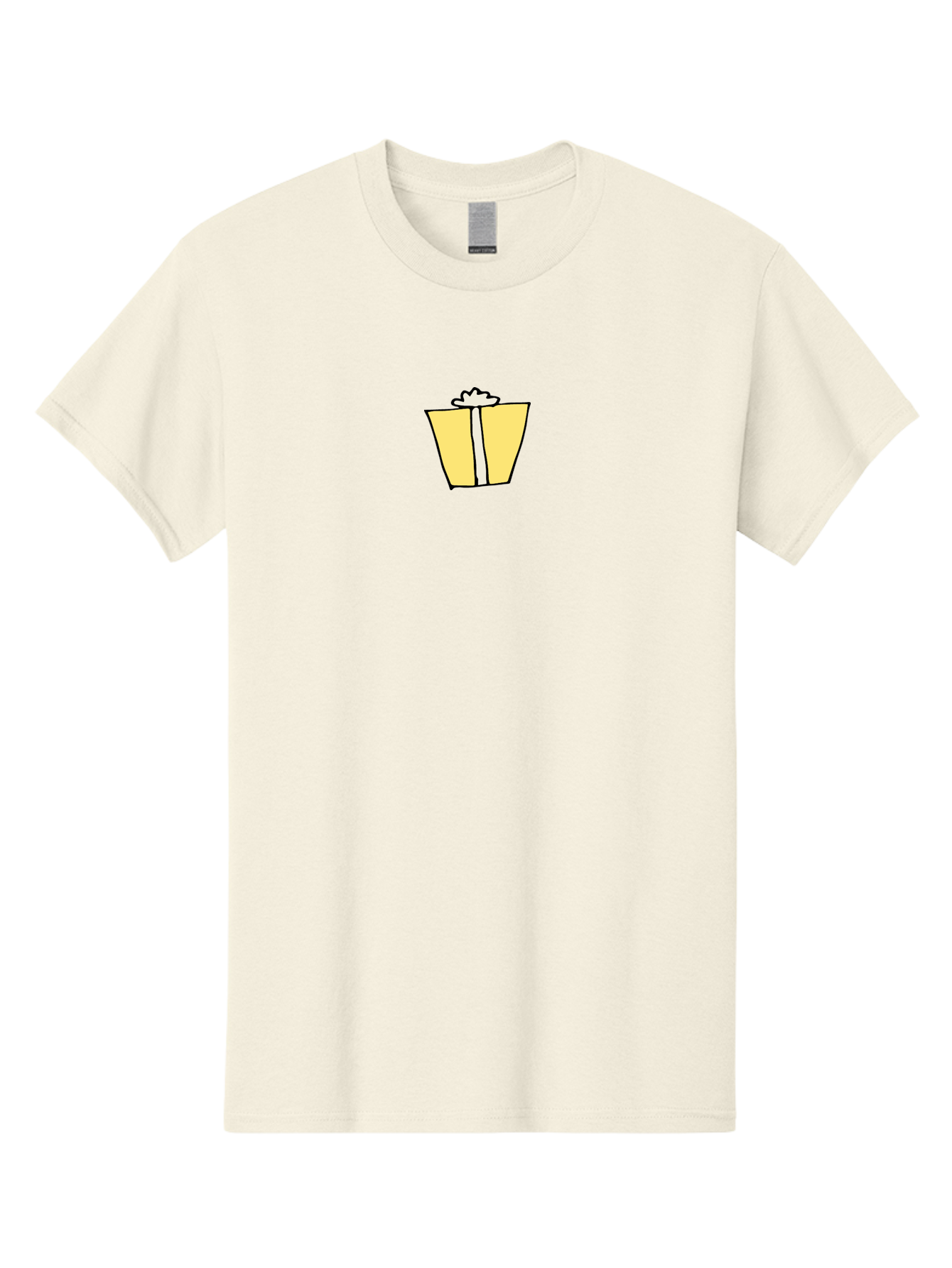 Gift-Box-2 Men'S Graphic Tee, 100% Cotton, Comfortable Casual Summer Wear, Machine Washable, Gift Bag, Yellow Bag, White Ribbon, Present, Gift, Birthday, Celebration, Party Favor, Gift Giving, Festive -  Aaa891 17