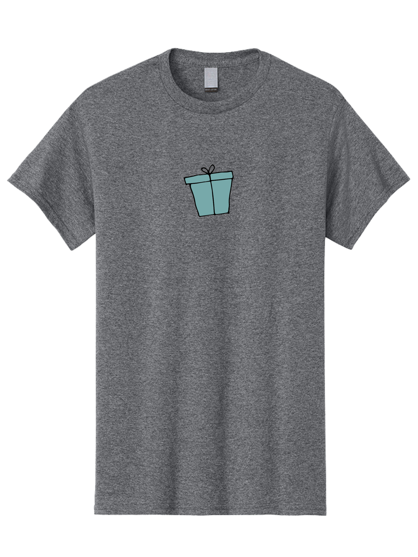 Gift-Box-4 Men'S Graphic Tee, 100% Cotton, Comfortable Casual Summer Wear, Machine Washable, Gift Box, Wrapped Present, Bow On Top, Simple Design, Minimalist Style, Illustration Art, Special Occasion, Celebratory Gift, -  Aaa893 9