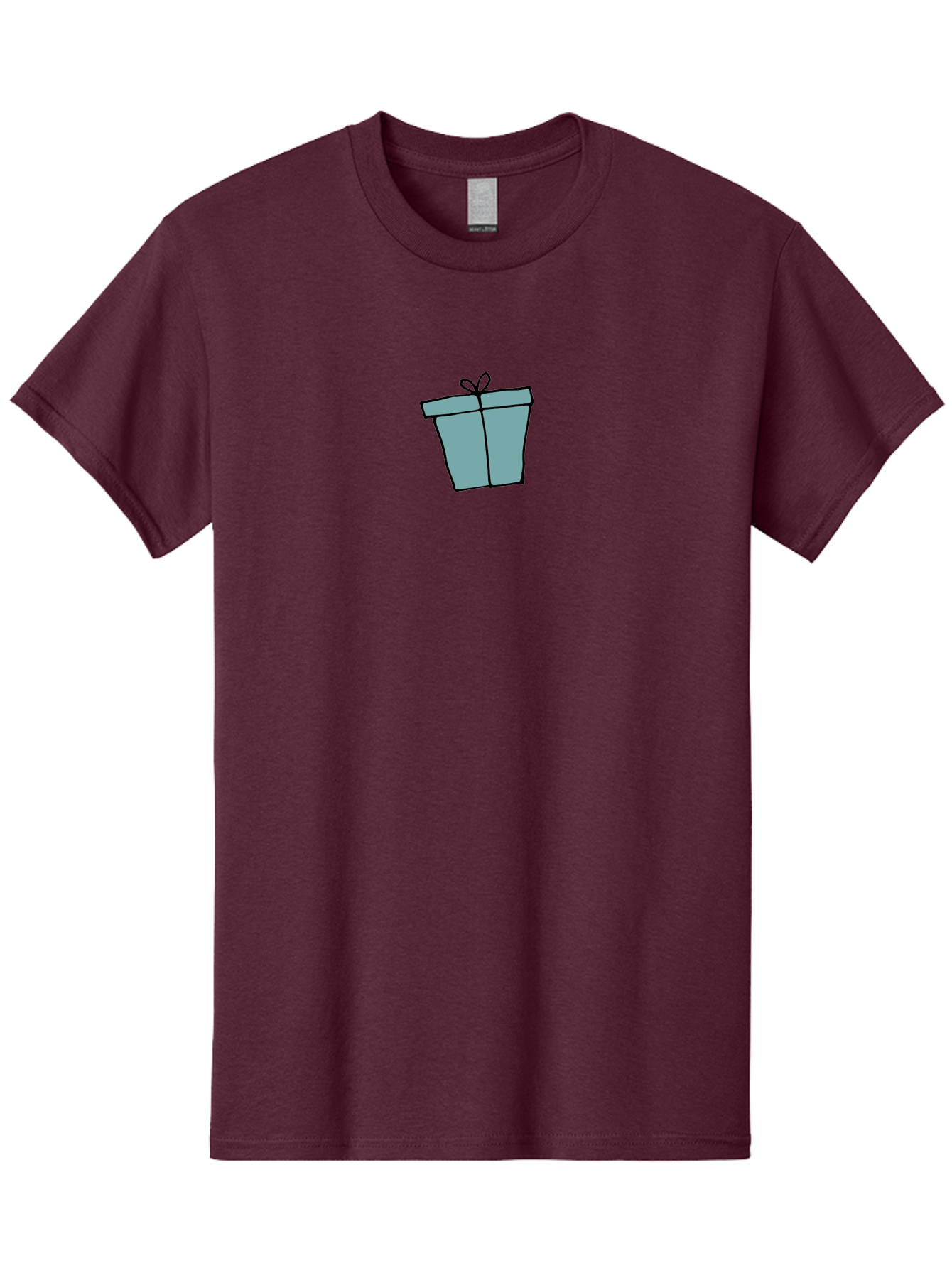 Gift-Box-4 Men'S Graphic Tee, 100% Cotton, Comfortable Casual Summer Wear, Machine Washable, Gift Box, Wrapped Present, Bow On Top, Simple Design, Minimalist Style, Illustration Art, Special Occasion, Celebratory Gift, -  Aaa893 13