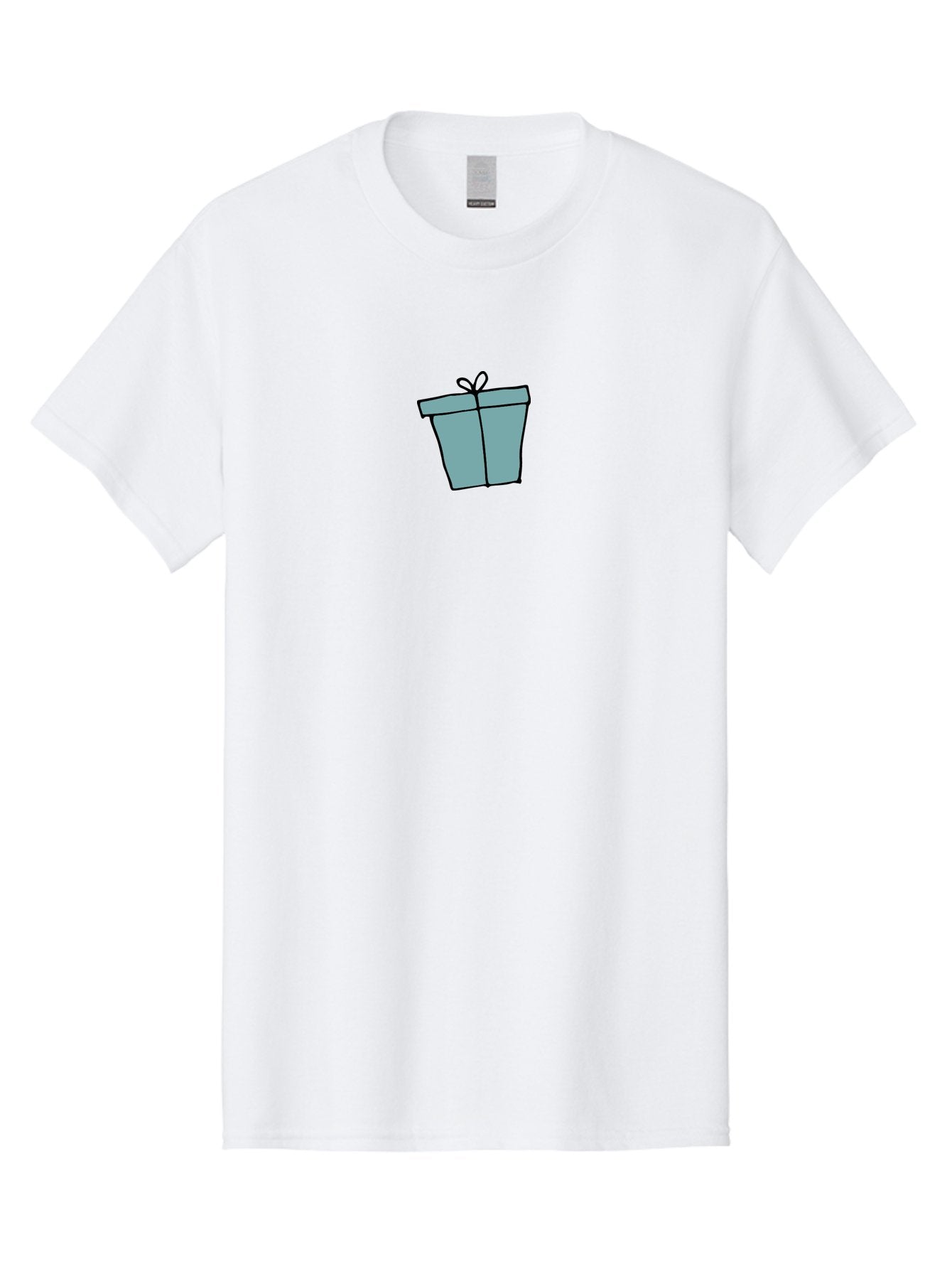 Gift-Box-4 Men'S Graphic Tee, 100% Cotton, Comfortable Casual Summer Wear, Machine Washable, Gift Box, Wrapped Present, Bow On Top, Simple Design, Minimalist Style, Illustration Art, Special Occasion, Celebratory Gift, -  Aaa893 8