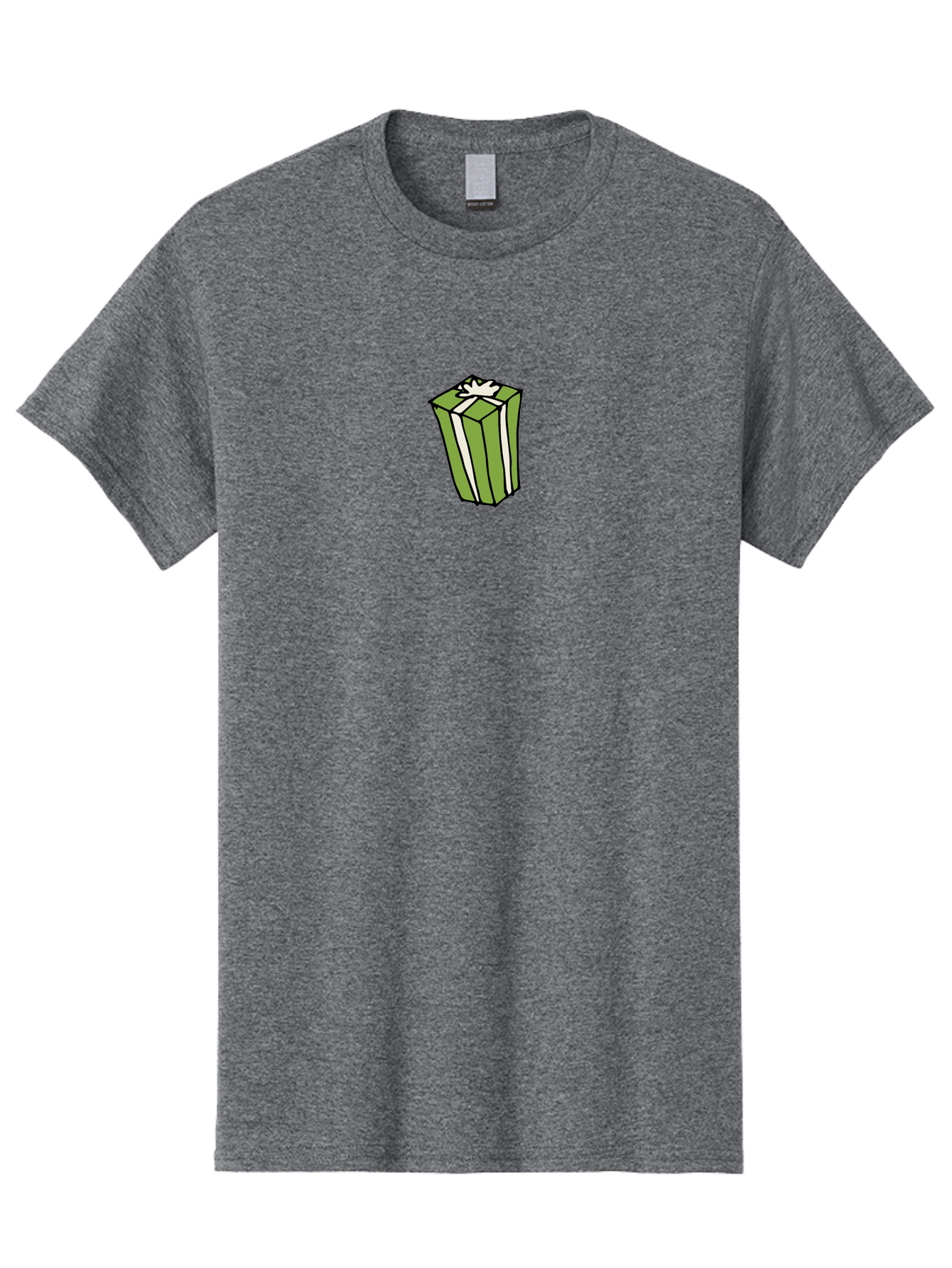 Gift-Box-5 Men'S Graphic Tee, 100% Cotton, Comfortable Casual Summer Wear, Machine Washable, Gift Box, Wrapped Present, Ribbon, Bow, Green Wrapping, Festive, Celebration, Special Occasion, Gift Giving, Present Box, Holiday Gift -  Aaa894 9