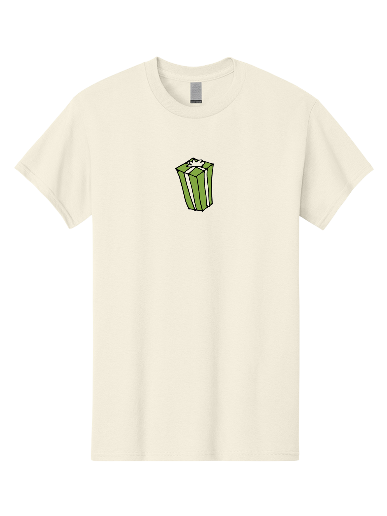 Gift-Box-5 Men'S Graphic Tee, 100% Cotton, Comfortable Casual Summer Wear, Machine Washable, Gift Box, Wrapped Present, Ribbon, Bow, Green Wrapping, Festive, Celebration, Special Occasion, Gift Giving, Present Box, Holiday Gift -  Aaa894 17
