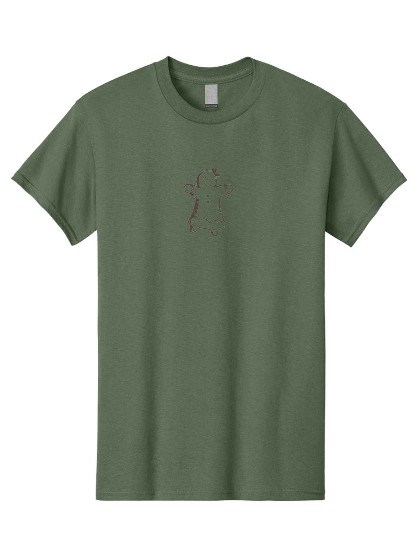Gingerbread-Man-2 Men'S Graphic Tee, 100% Cotton, Comfortable Casual Summer Wear, Machine Washable, Gingerbread Man, Holiday Treat, Sweet Cookie, Festive Dessert, Cartoon Character, Smiling Face, Cute Illustration, Cookie Decoration, -  Aaa898 15