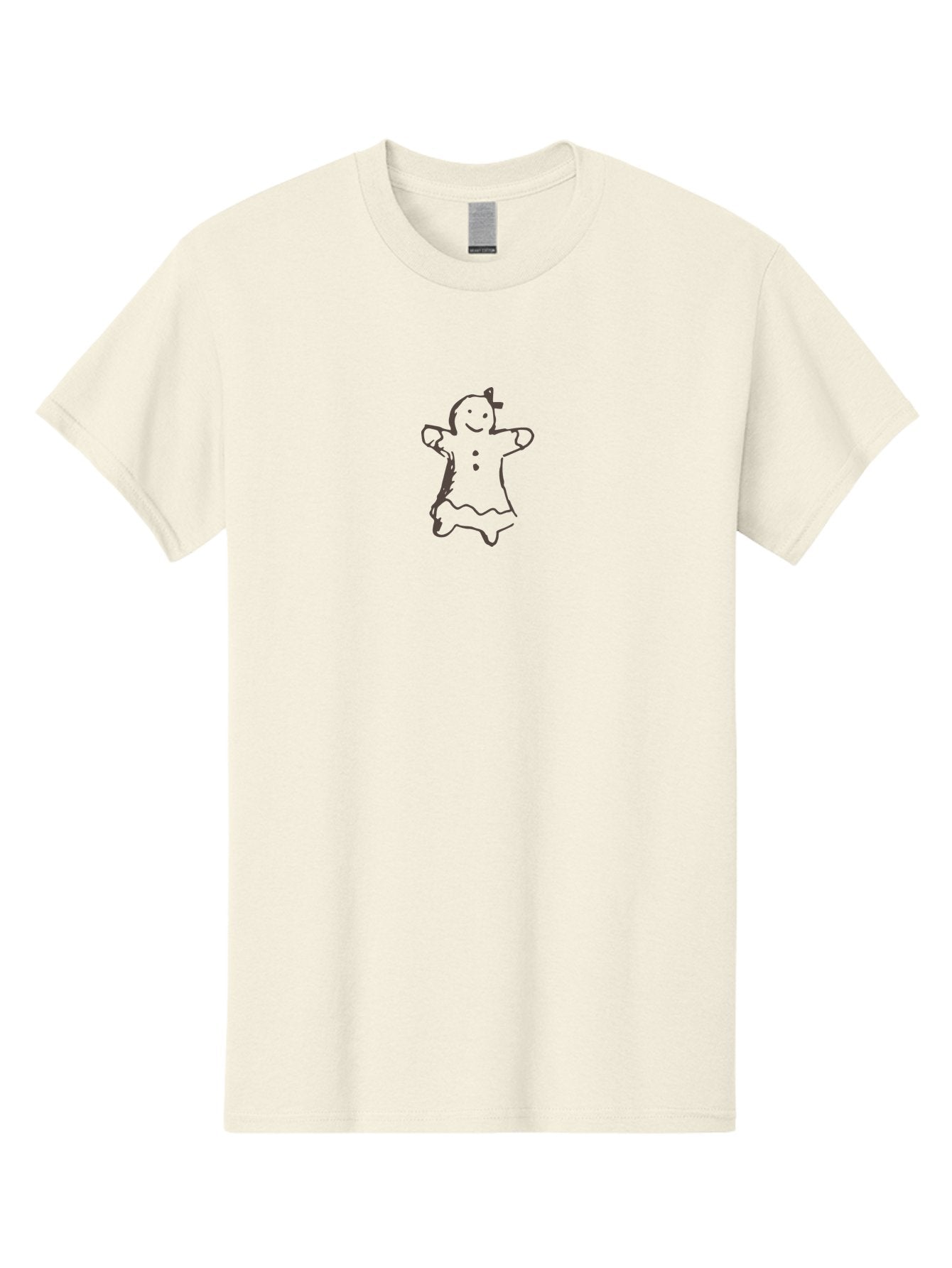 Gingerbread-Man-2 Men'S Graphic Tee, 100% Cotton, Comfortable Casual Summer Wear, Machine Washable, Gingerbread Man, Holiday Treat, Sweet Cookie, Festive Dessert, Cartoon Character, Smiling Face, Cute Illustration, Cookie Decoration, -  Aaa898 15