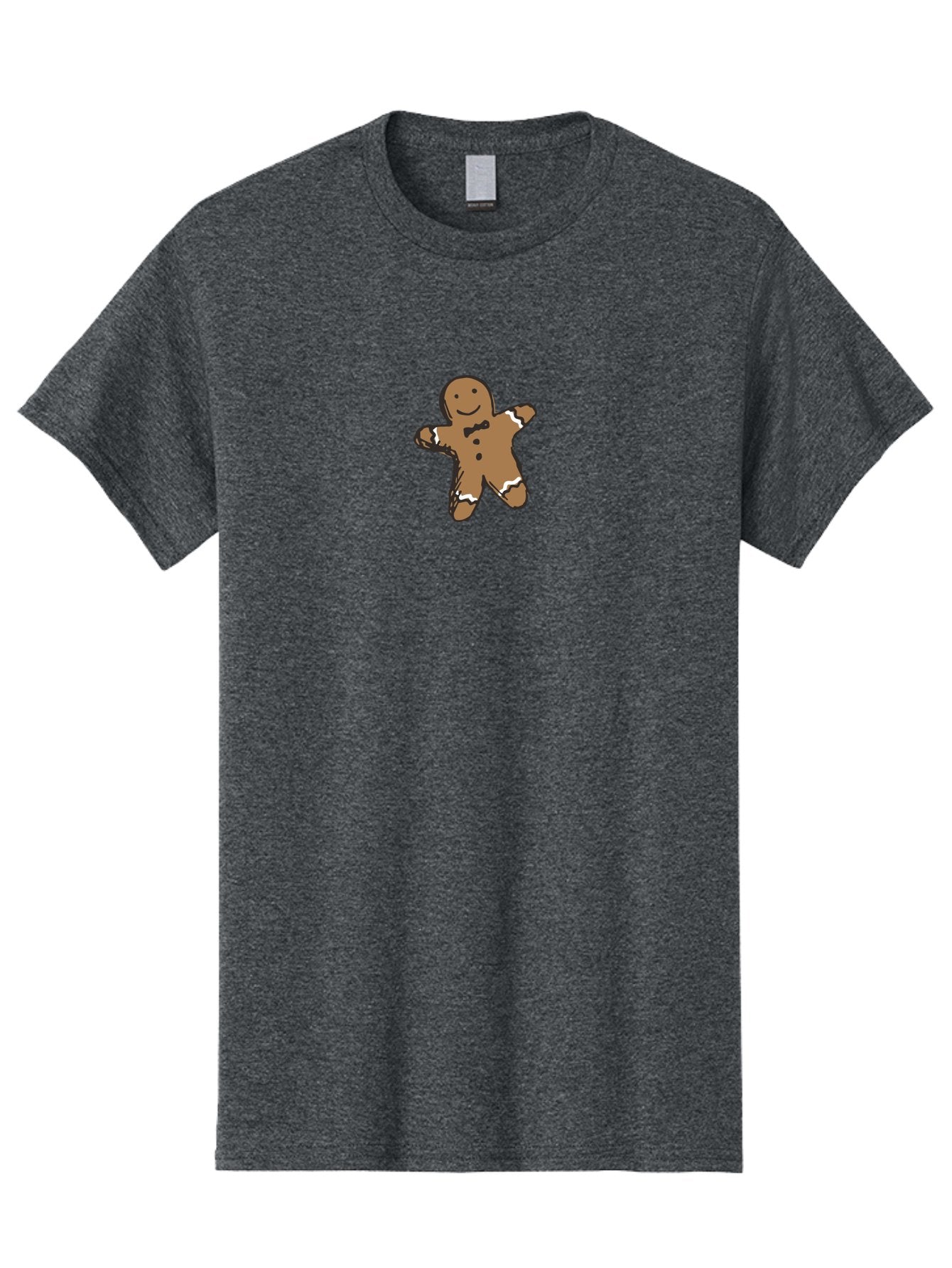 Gingerbread-Man-3 Men'S Graphic Tee, 100% Cotton, Comfortable Casual Summer Wear, Machine Washable, Gingerbread Man, Festive Treat, Holiday Cookie, Sweet Delight, Icing Decorations, Cartoon Character, Christmas Cookie, Baking Fun -  Aaa899 14