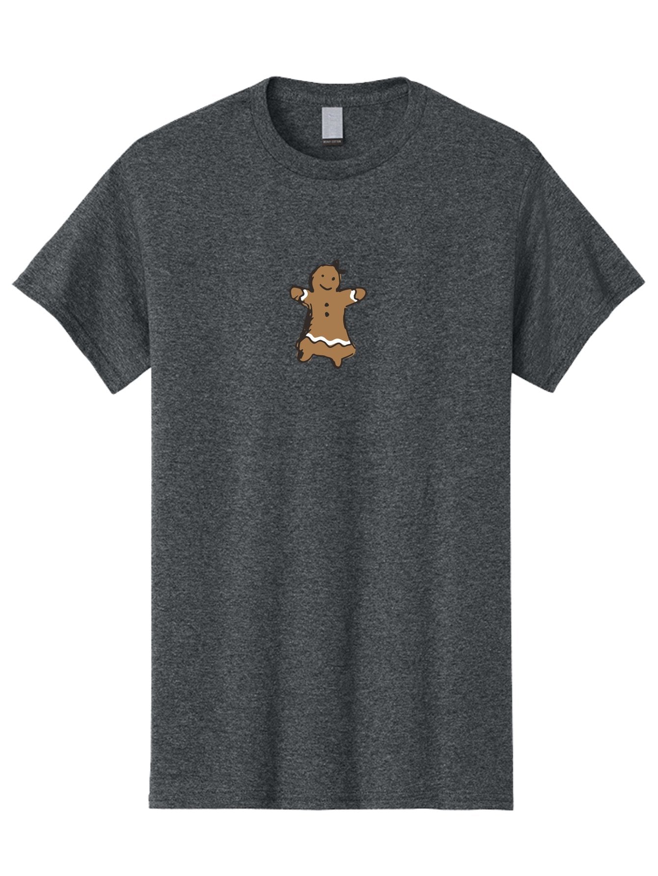 Gingerbread-Man-4 Men'S Graphic Tee, 100% Cotton, Comfortable Casual Summer Wear, Machine Washable, Gingerbread Girl, Holiday Treat, Sweet Cookie, Festive Dessert, Cartoon Character, Christmas Cookie, Baked Goods, Whimsical Design -  Aaa900 6