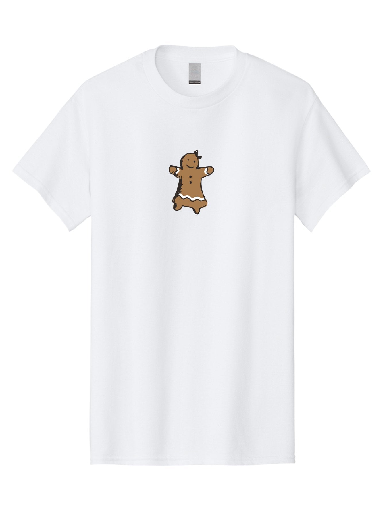 Gingerbread-Man-4 Men'S Graphic Tee, 100% Cotton, Comfortable Casual Summer Wear, Machine Washable, Gingerbread Girl, Holiday Treat, Sweet Cookie, Festive Dessert, Cartoon Character, Christmas Cookie, Baked Goods, Whimsical Design -  Aaa900 10