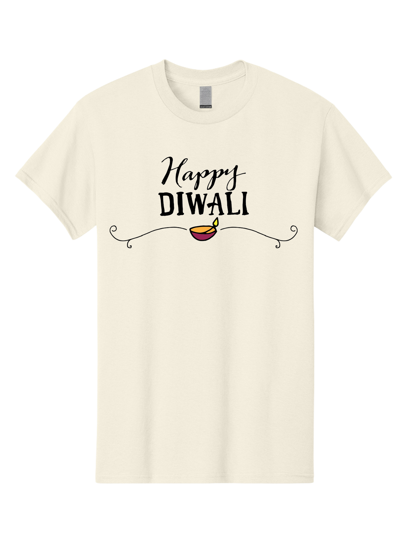 Happy-Diwali Men'S Graphic Tee, 100% Cotton, Comfortable Casual Summer Wear, Machine Washable, Diwali Wishes, Festival Of Lights, Diya Lamp, Happy Diwali, Celebration Greeting, Hindu Holiday, Diwali Wishes Card -  Aaa911 17