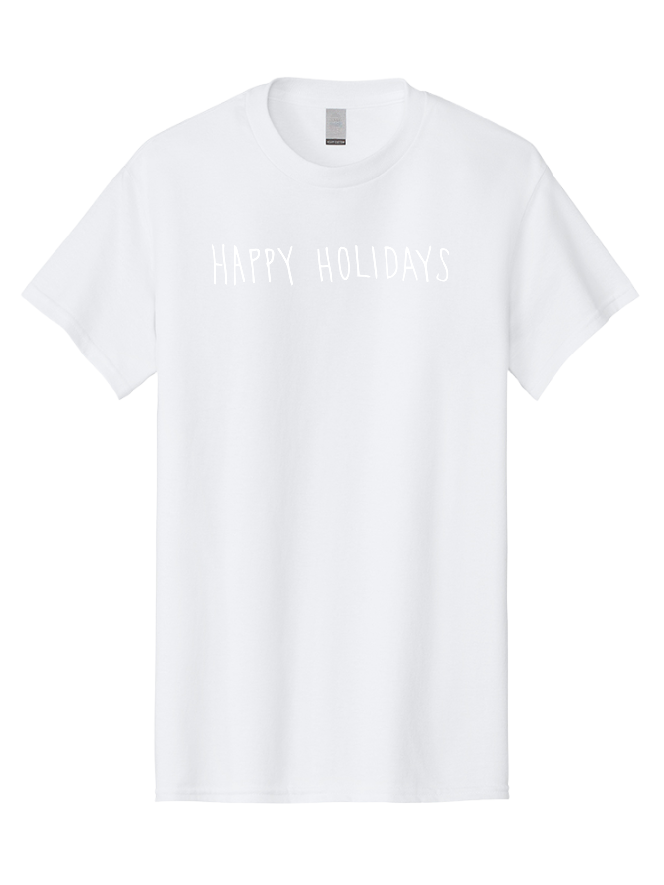 Happy-Holidays-8 Men'S Graphic Tee, 100% Cotton, Comfortable Casual Summer Wear, Machine Washable, Happy Holidays, Festive Greeting, Holiday Wishes, Season'S Greetings, Celebration Message, Joyful Holiday -  Aaa920 29
